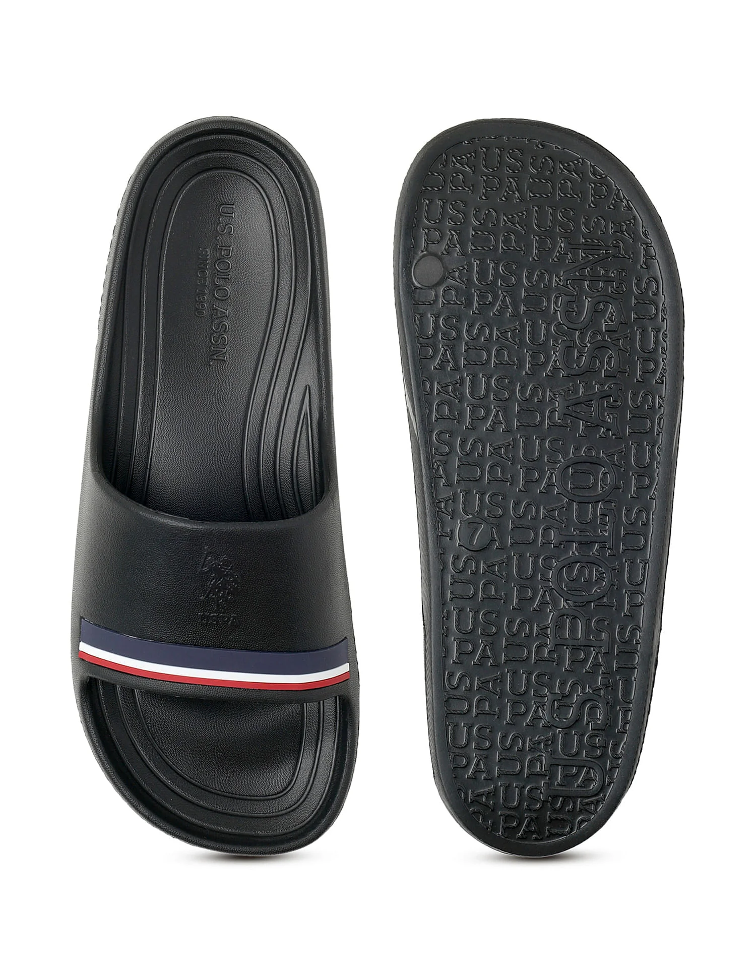 Men Easton Black Foam Walk Sliders - Image 6