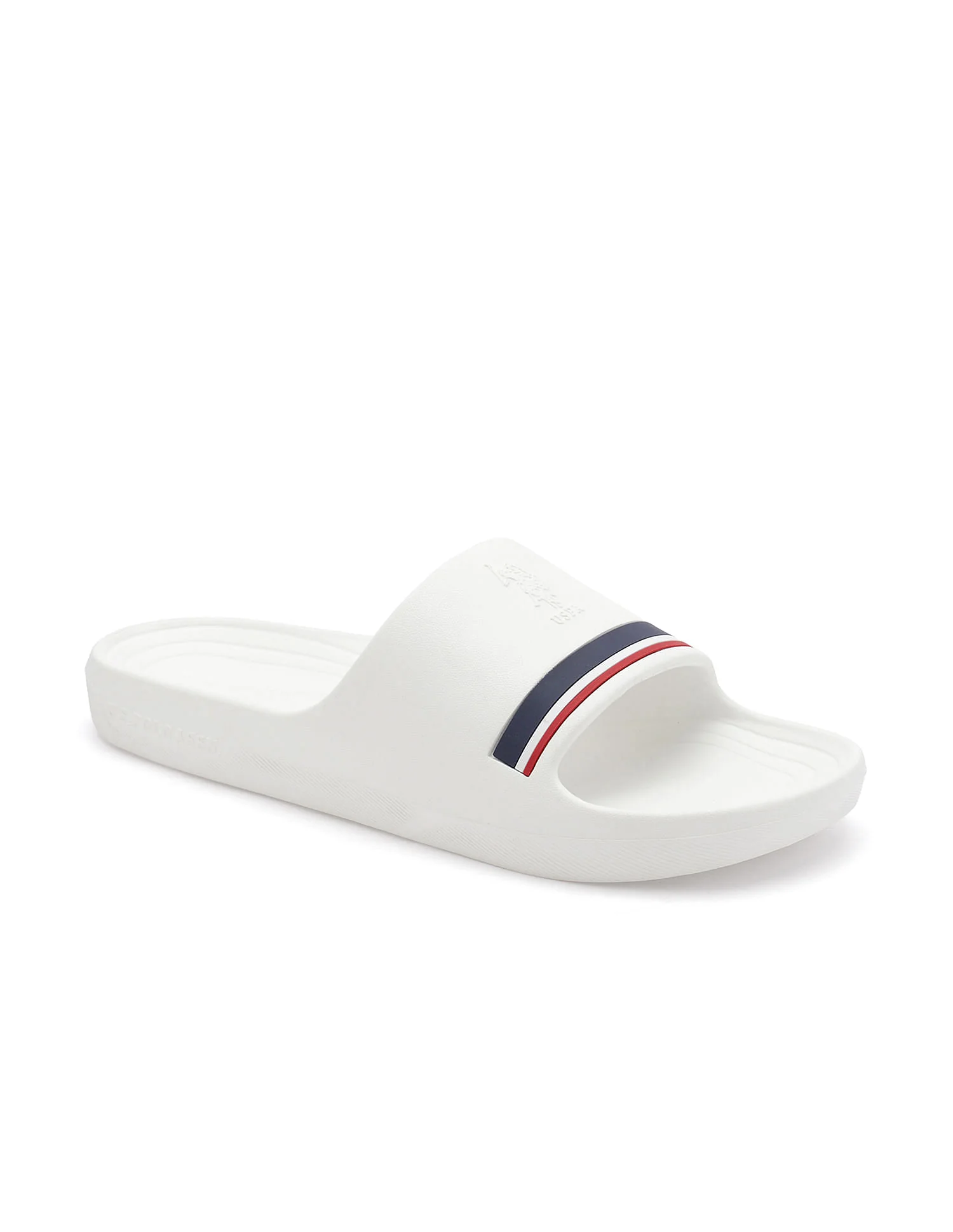 Men Easton White Foam Walk Sliders - Image 2