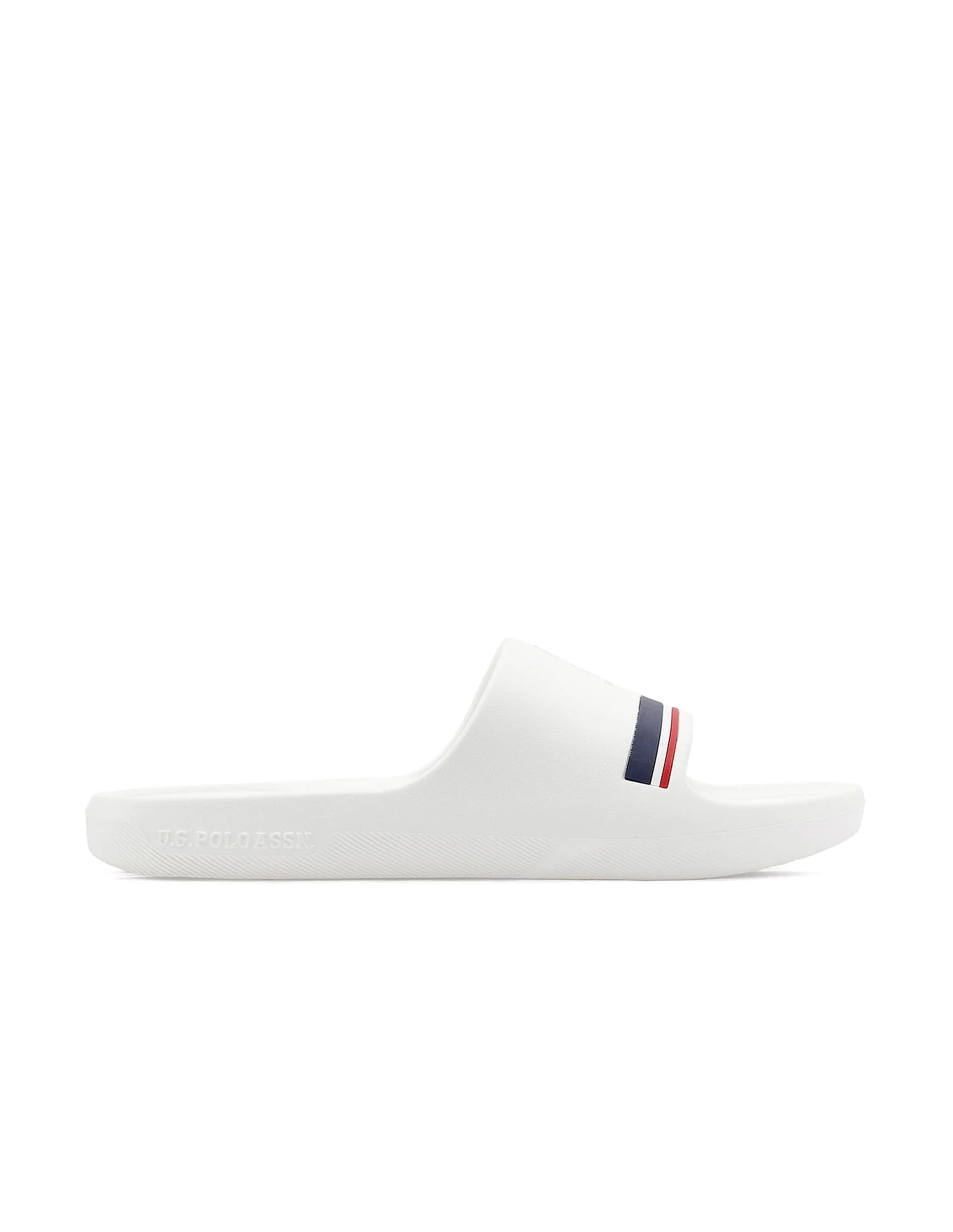 Men Easton White Foam Walk Sliders - Image 5