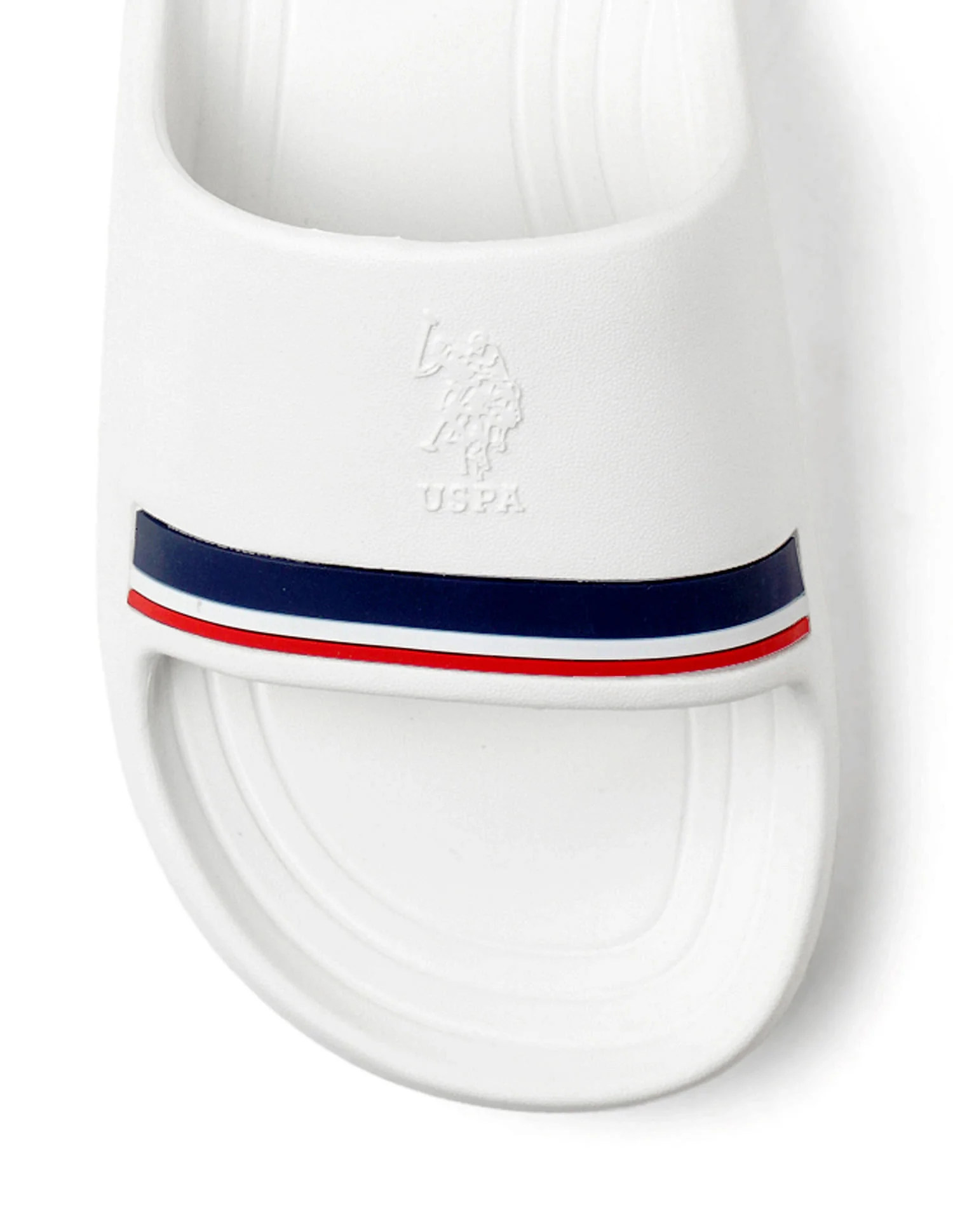 Men Easton White Foam Walk Sliders - Image 8