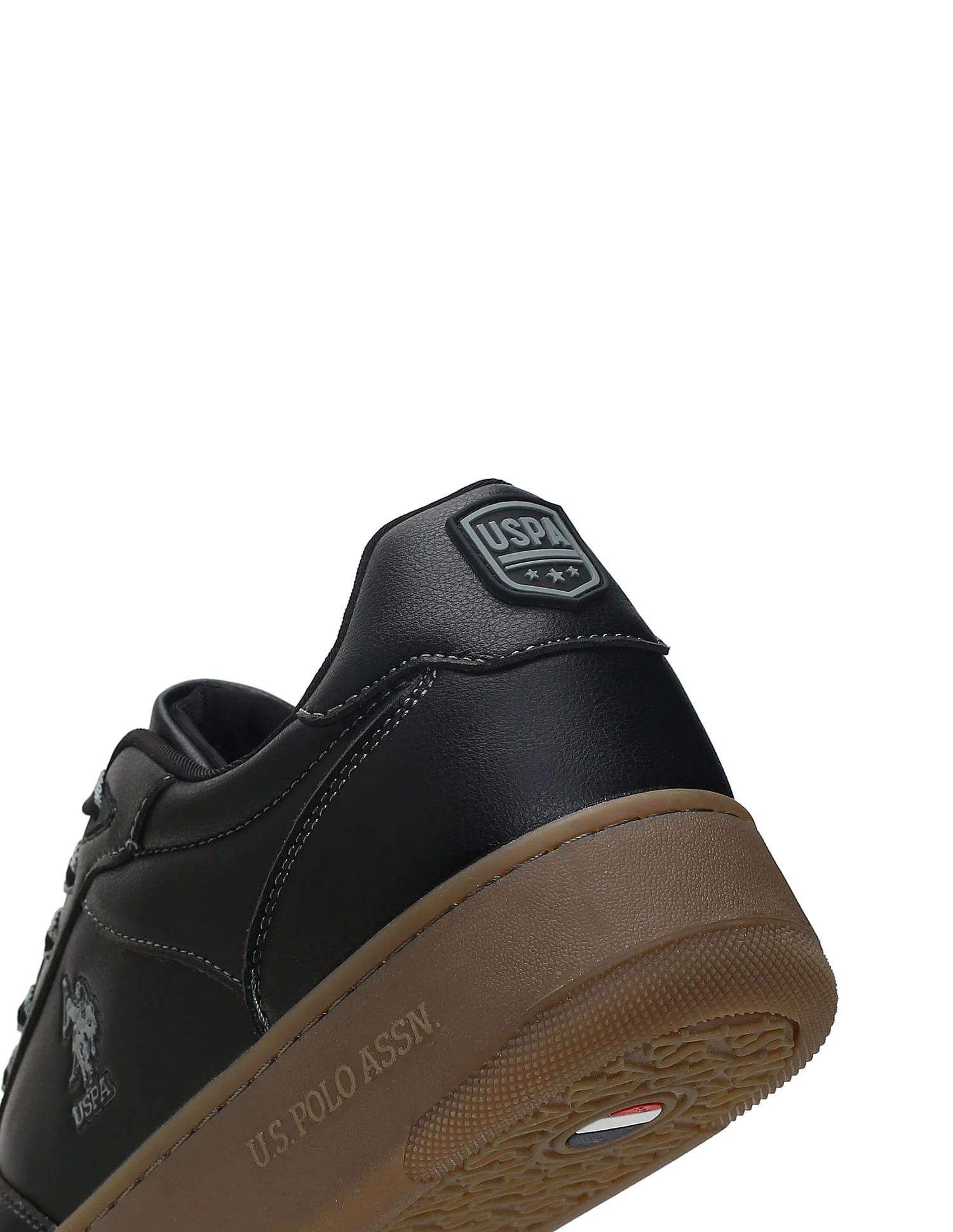 Men Kodiak Black Retro Court Sneakers - Image 9
