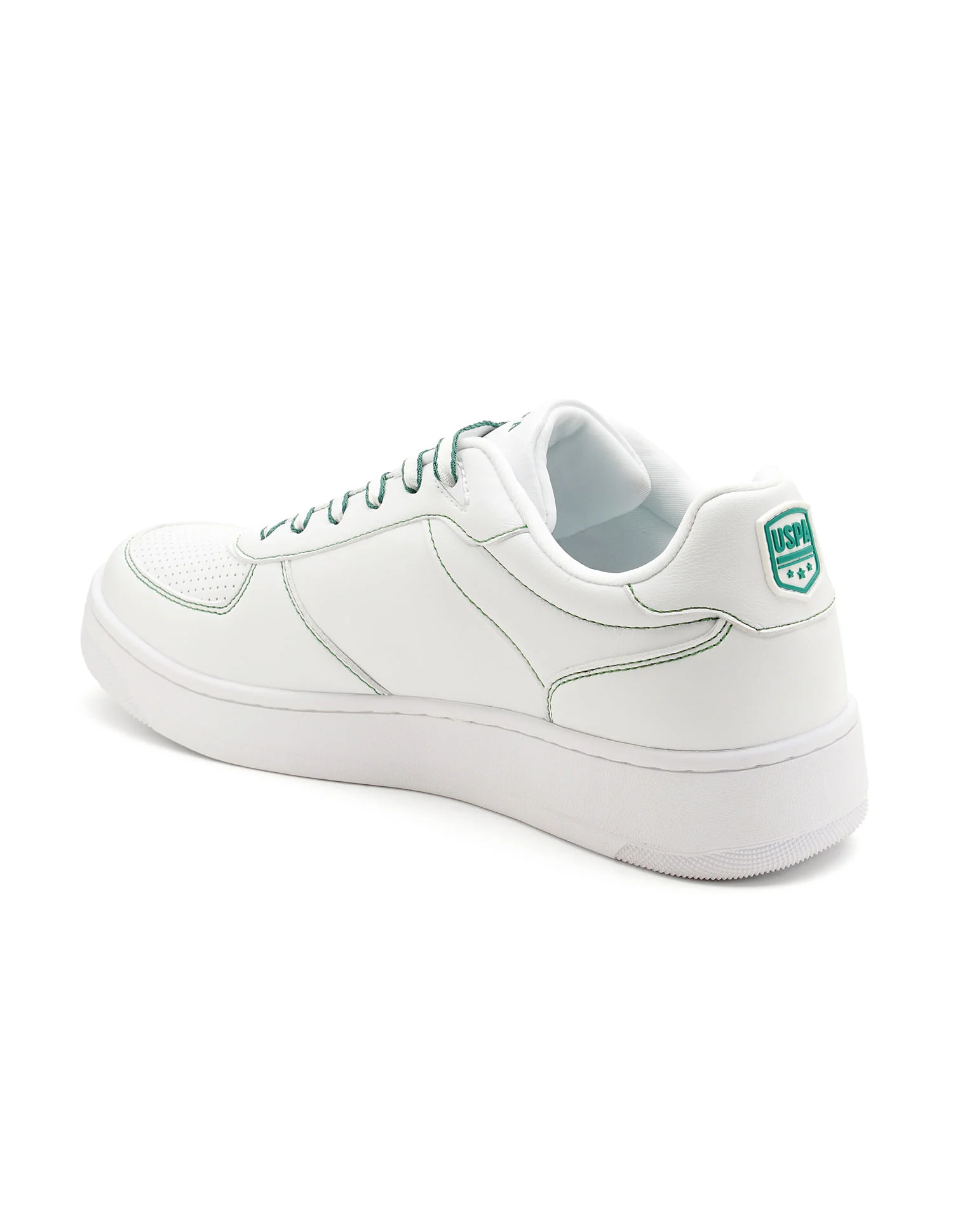 Men Kodiak White Retro Court Sneakers - Image 4