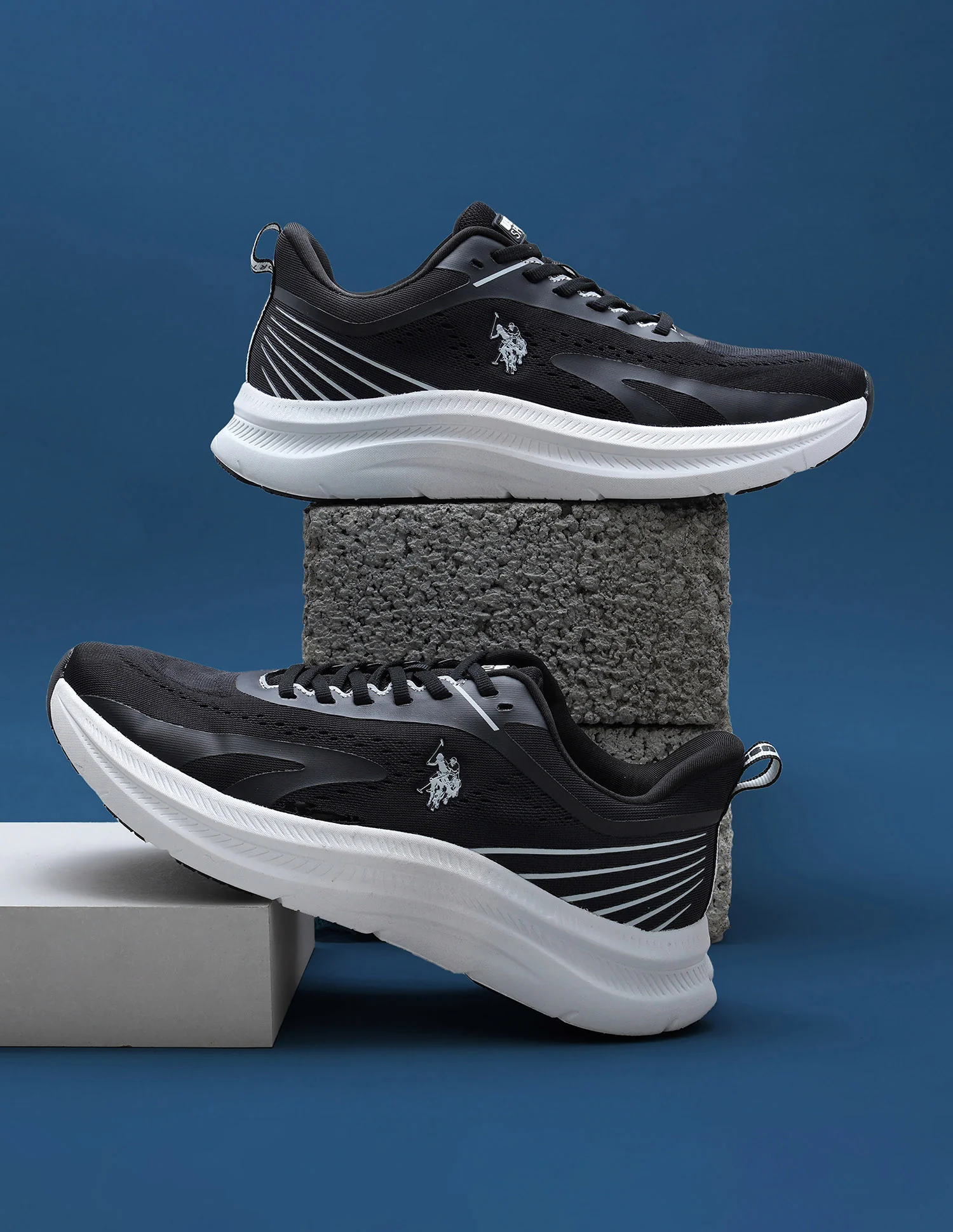 Men Meng Black Uspa Sport Sneakers