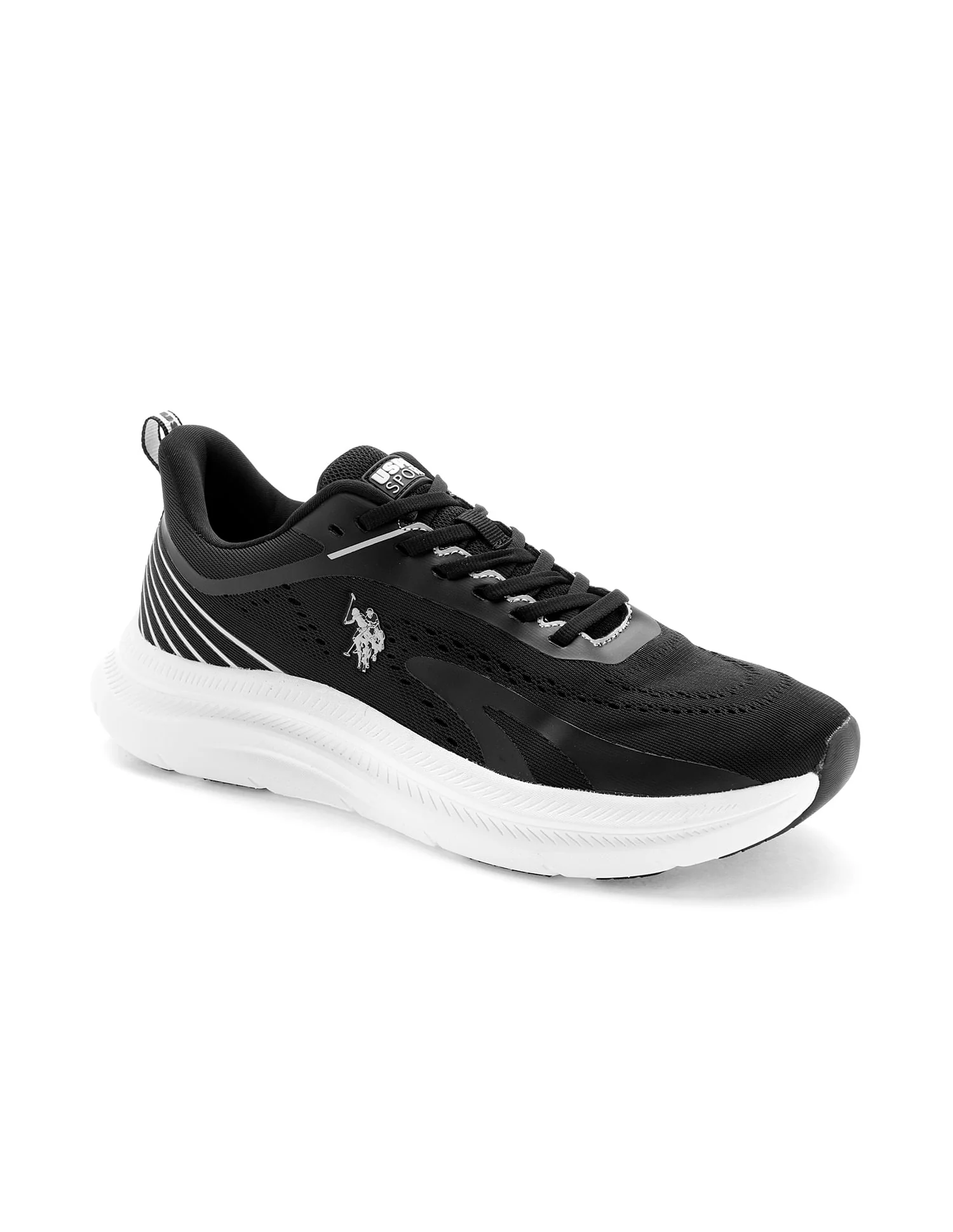 Men Meng Black Uspa Sport Sneakers - Image 3
