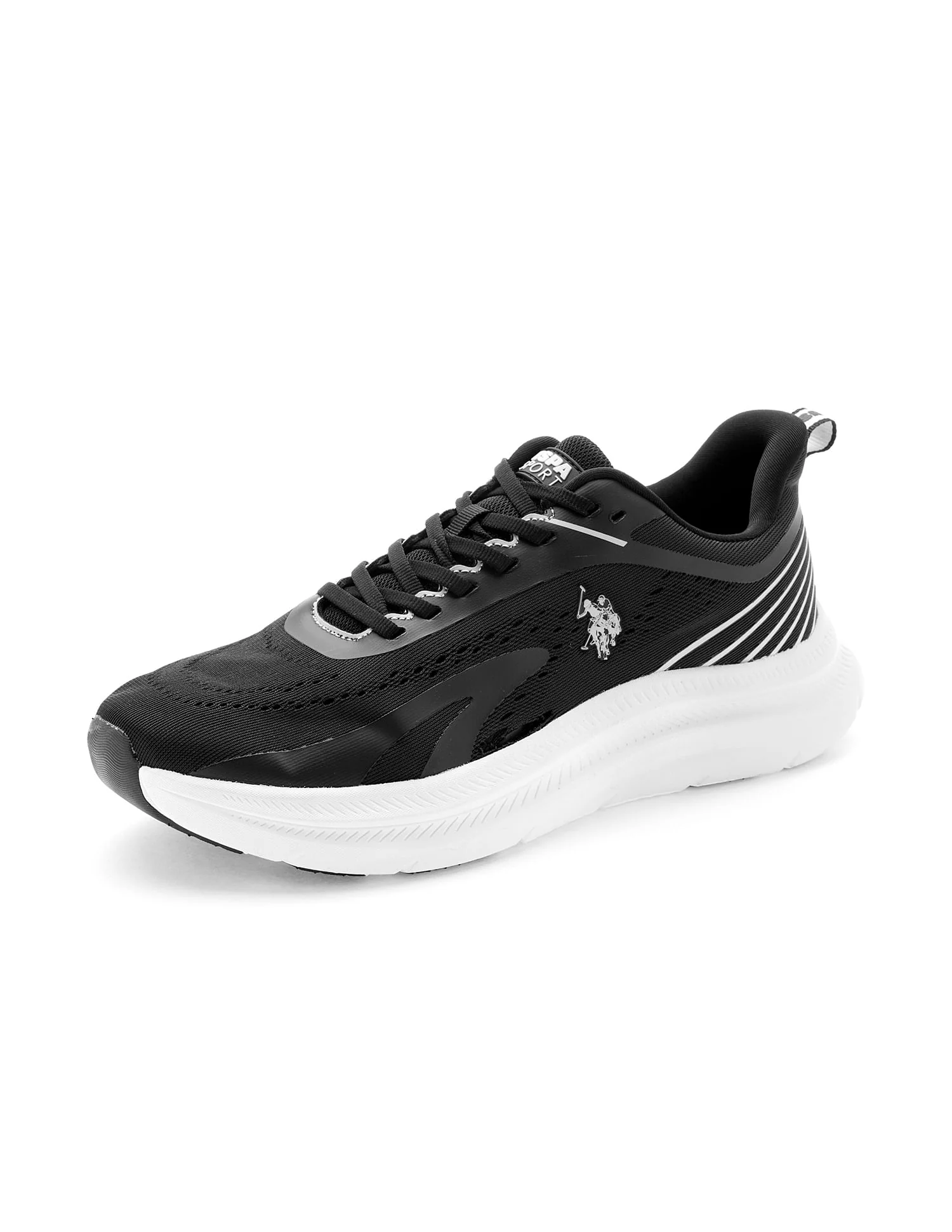 Men Meng Black Uspa Sport Sneakers - Image 7