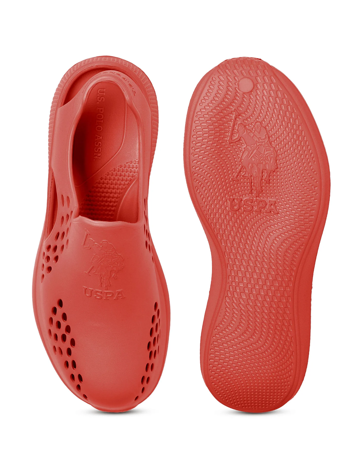 Men Noan Orange Foam Walk Clogs - Image 7