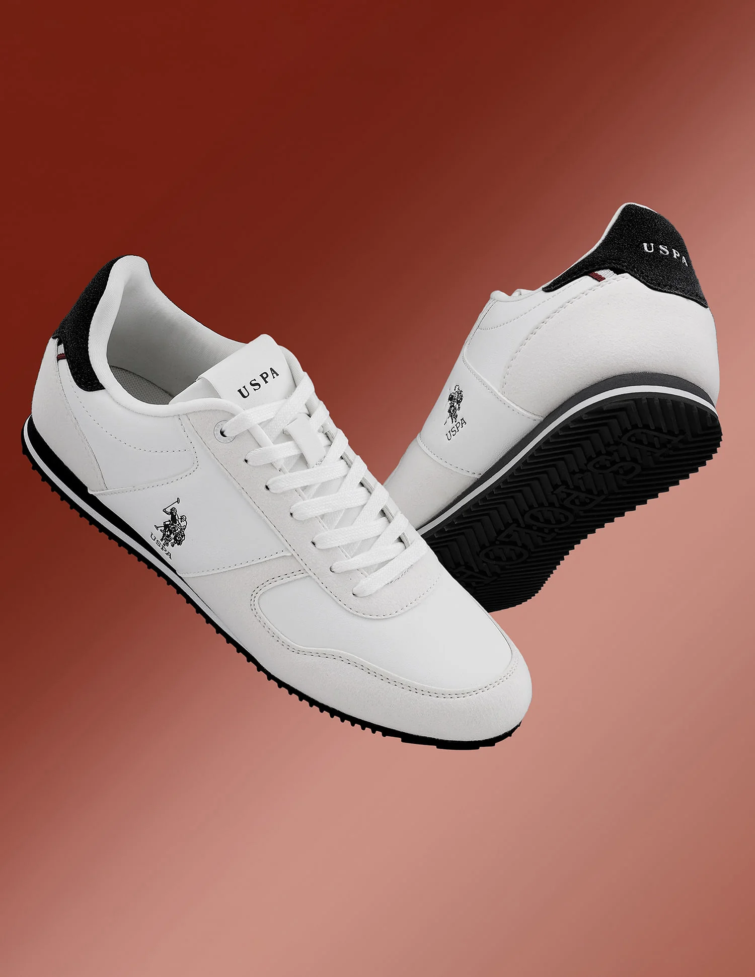 Men Sorrento 4.0 White Retro Sneakers
