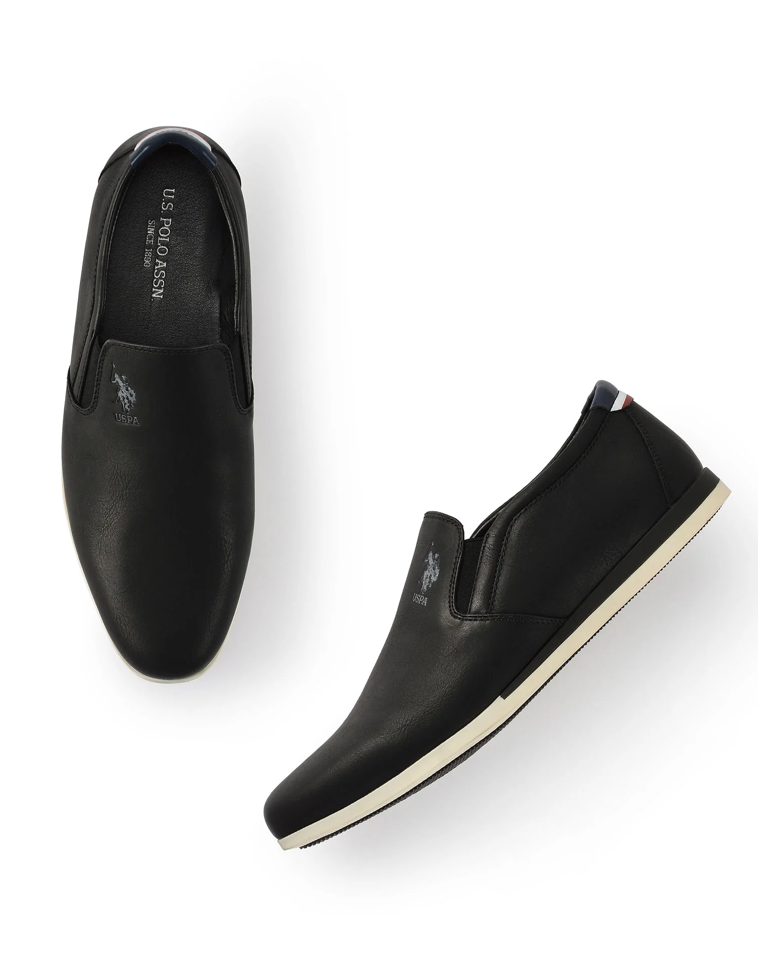 Men Wade 3.0 Black Work Casuals Slip On - Image 2
