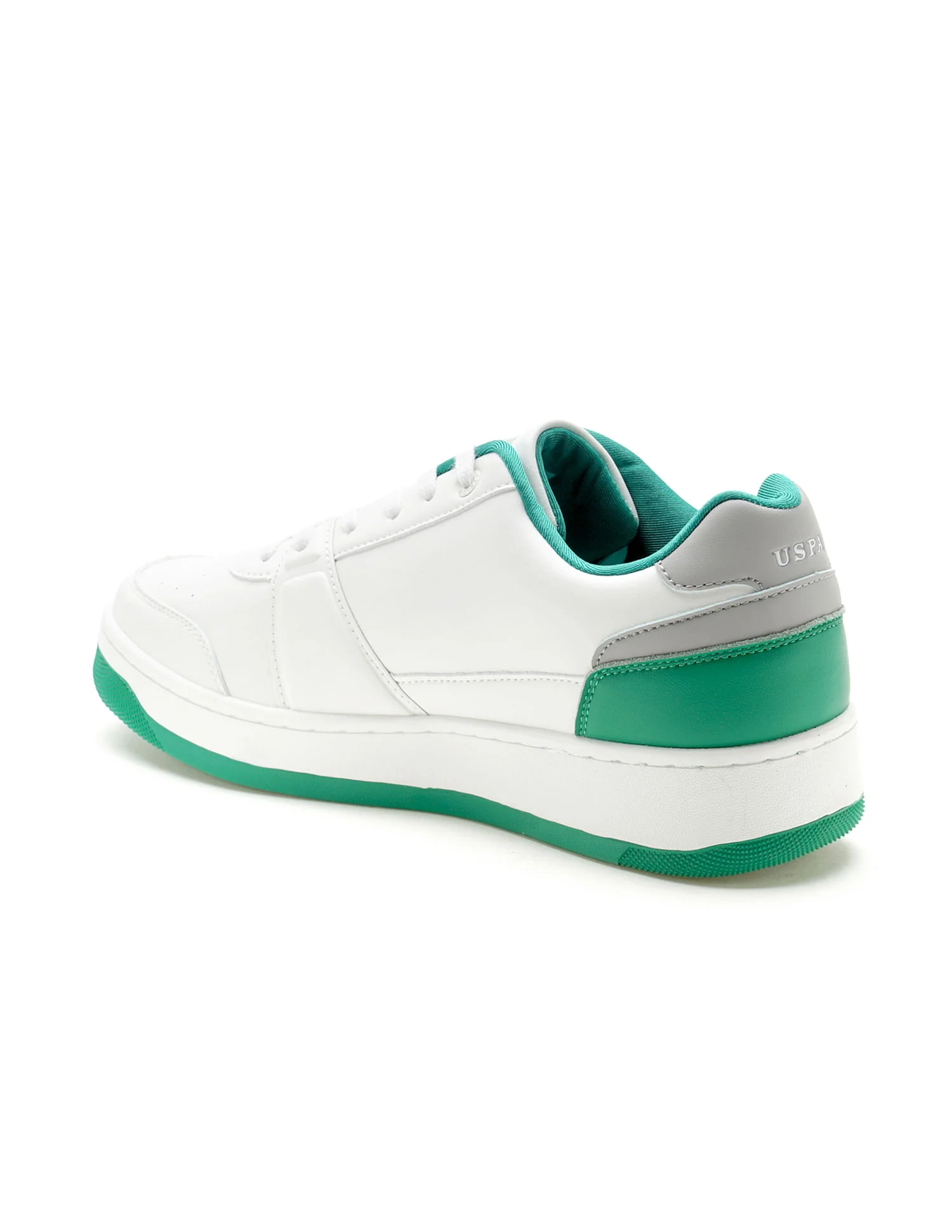 Men Finn White Retro Court Sneakers - Image 4