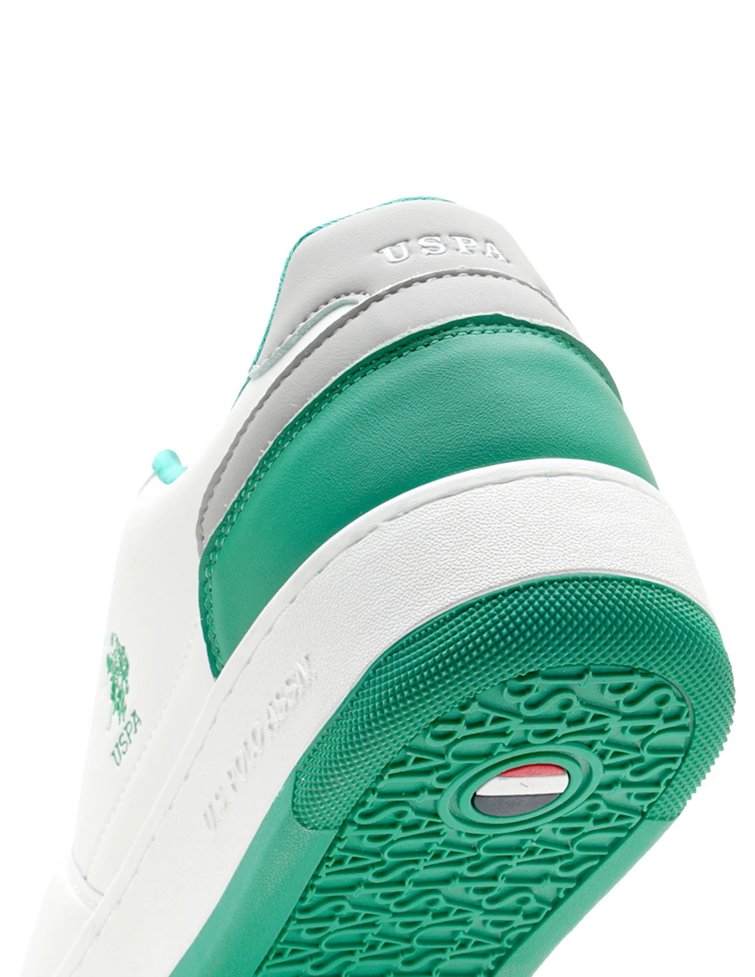 Men Finn White Retro Court Sneakers - Image 8