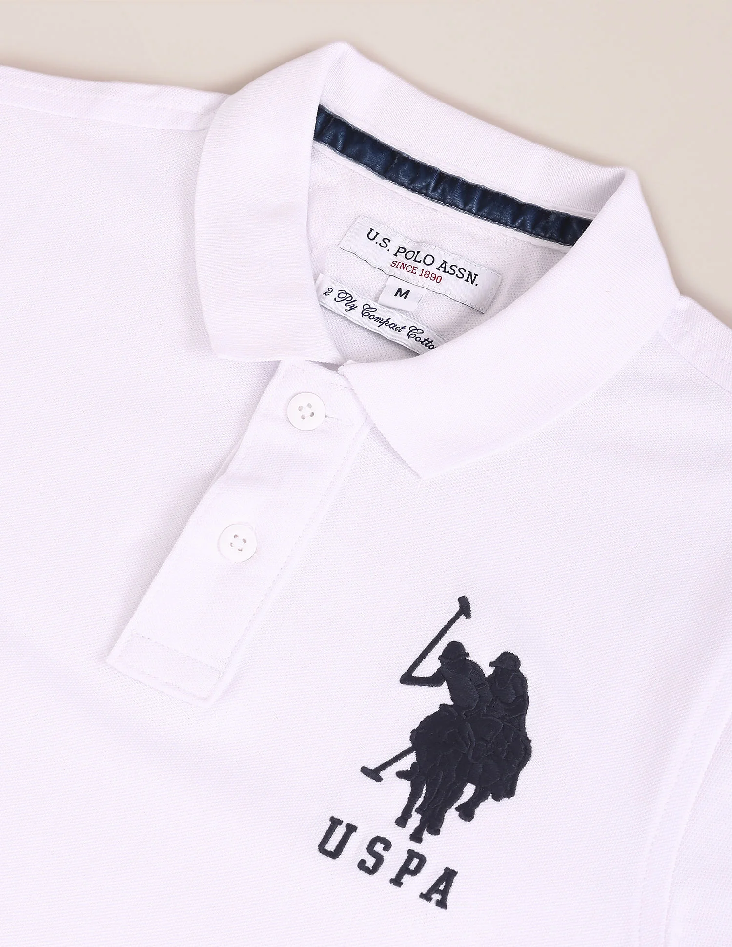 Compact Cotton Logo Polo Shirt - Image 2