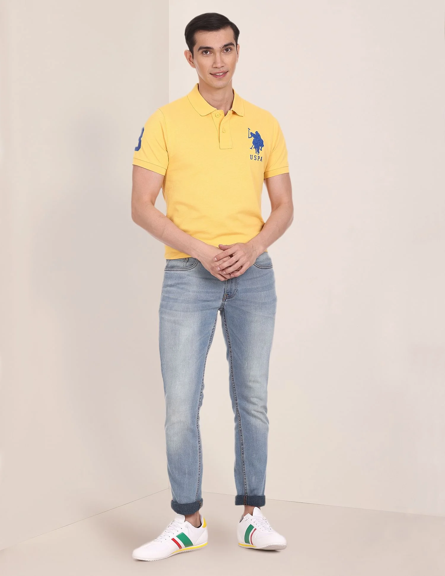 Compact Cotton Logo Polo Shirt - Image 3