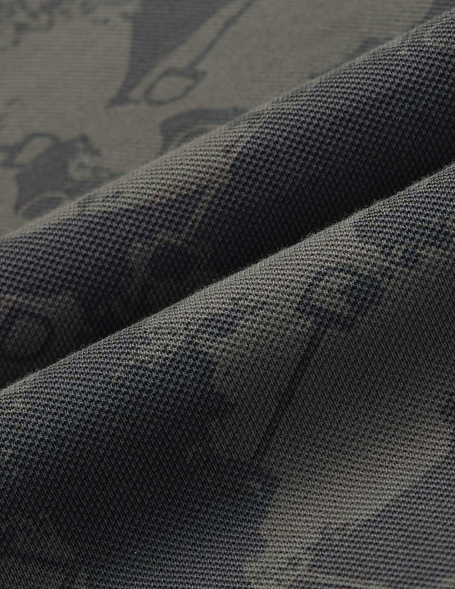 Abstract Printed Pure Cotton Polo Shirt - Image 2