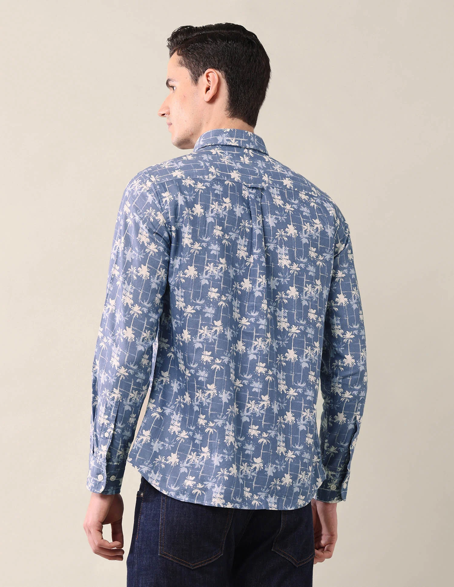 Abstract Tailored Fit Shirt - Image 5