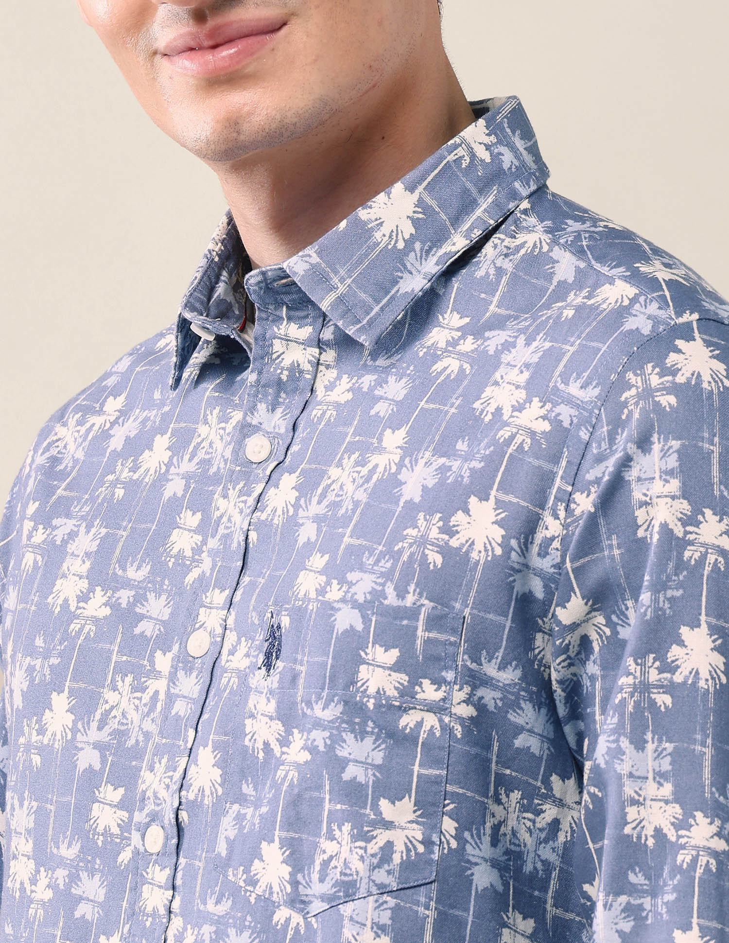 Abstract Tailored Fit Shirt - Image 7