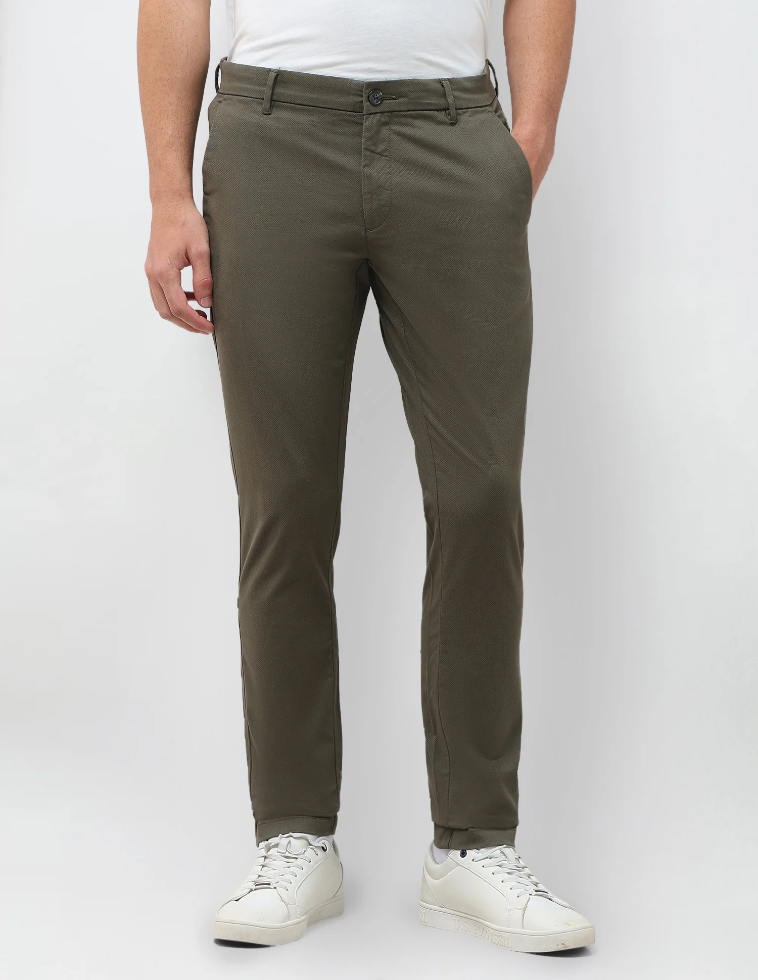 All-Over Printed Austin Slim Fit Trousers - Image 6