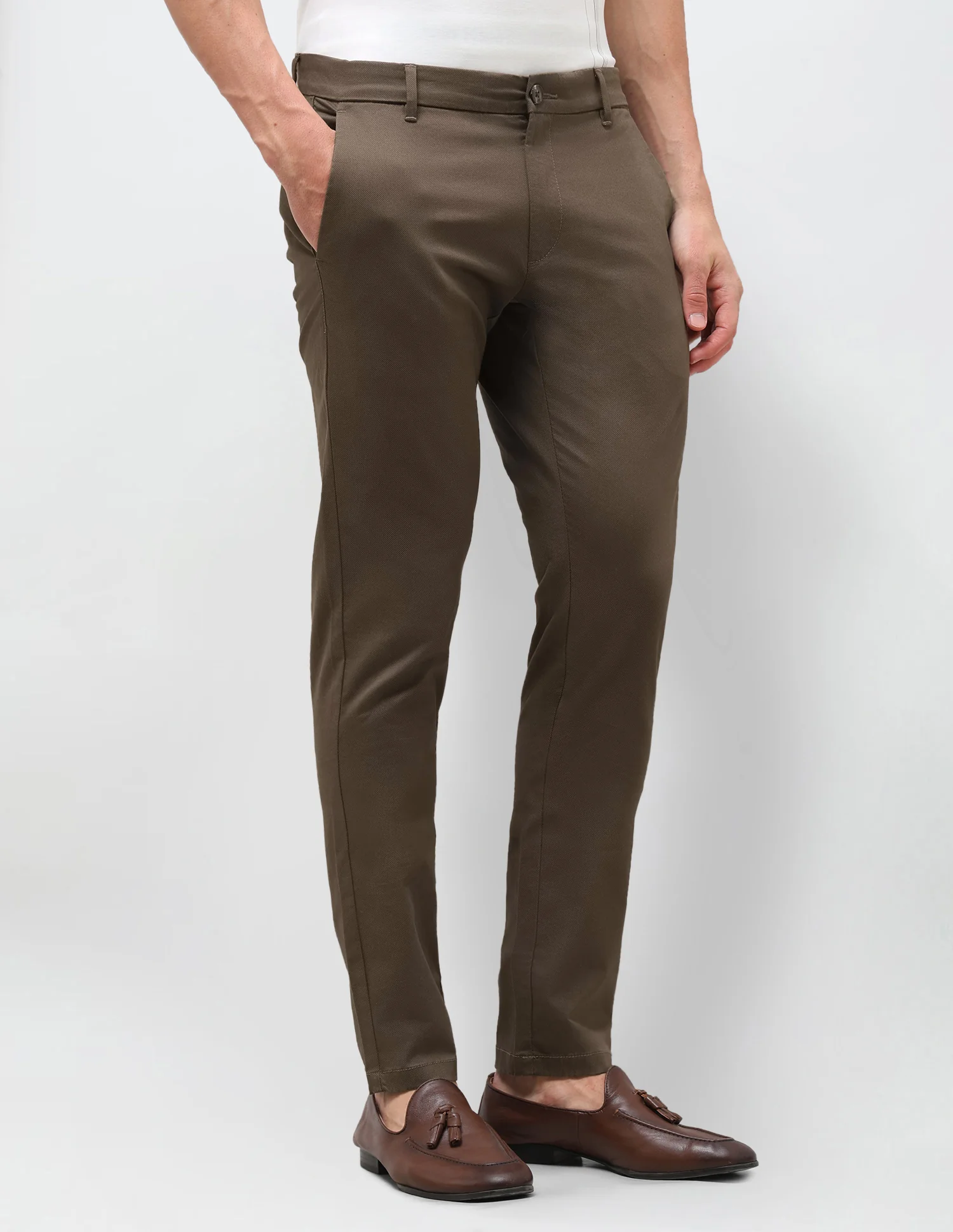 All Over Printed Austin Slim Fit Trousers - Image 4