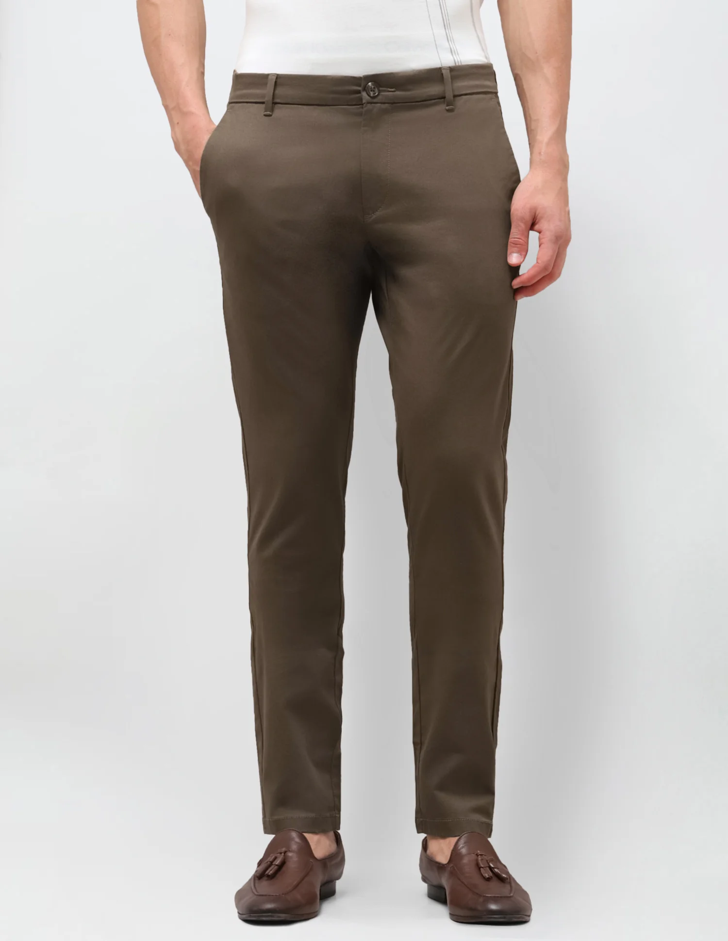 All Over Printed Austin Slim Fit Trousers - Image 6