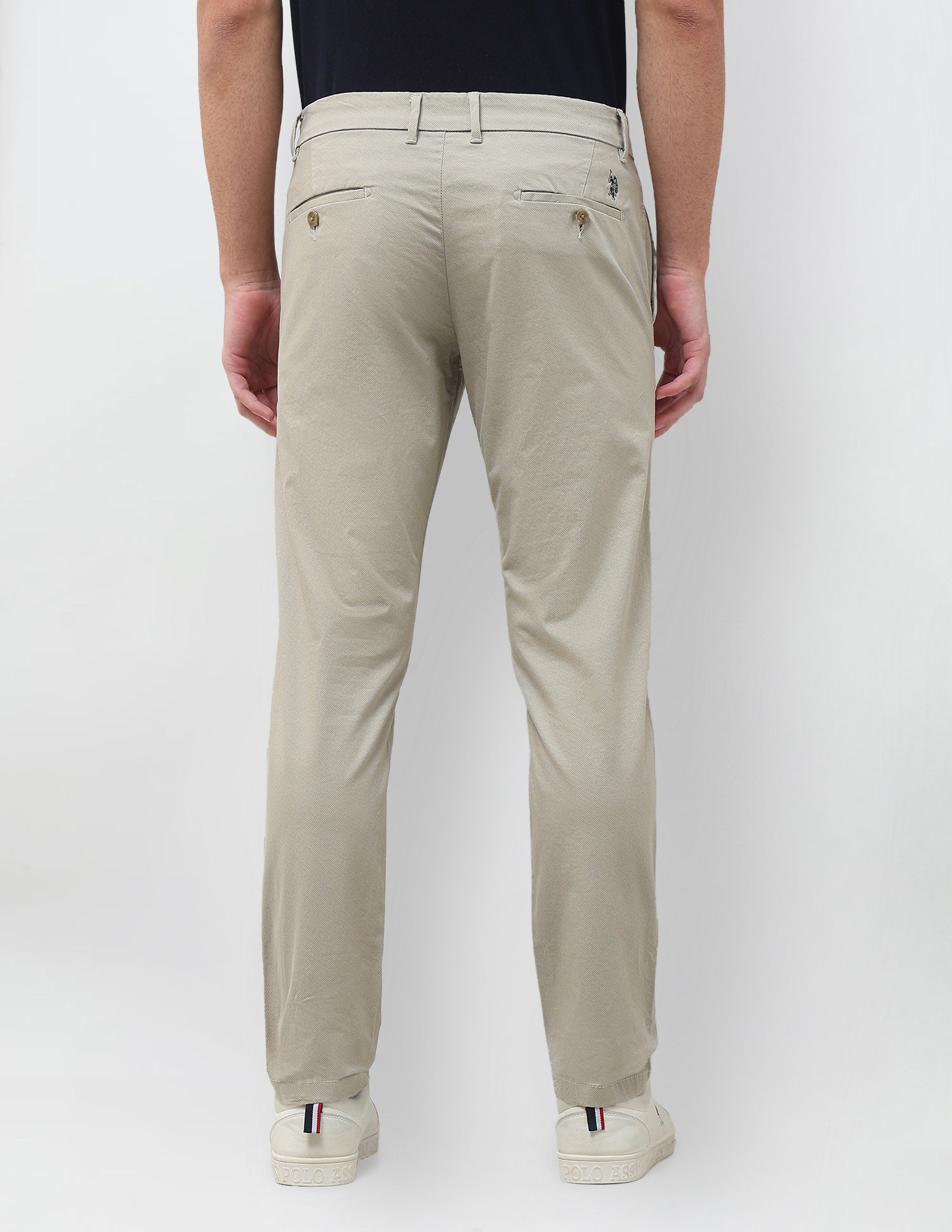 All-Over Printed Denver Slim Fit Trousers - Image 5