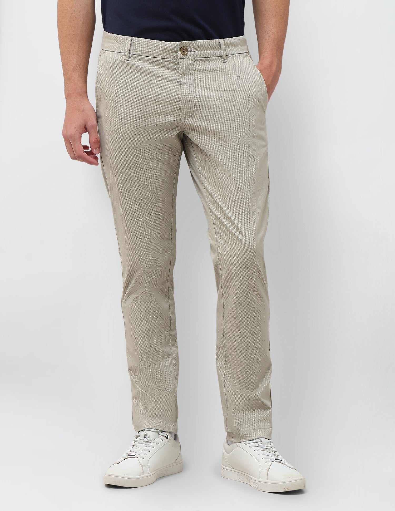 All-Over Printed Denver Slim Fit Trousers - Image 6