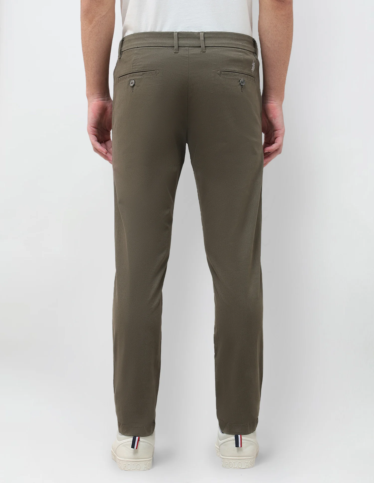All-Over Printed Denver Slim Fit Trousers - Image 5