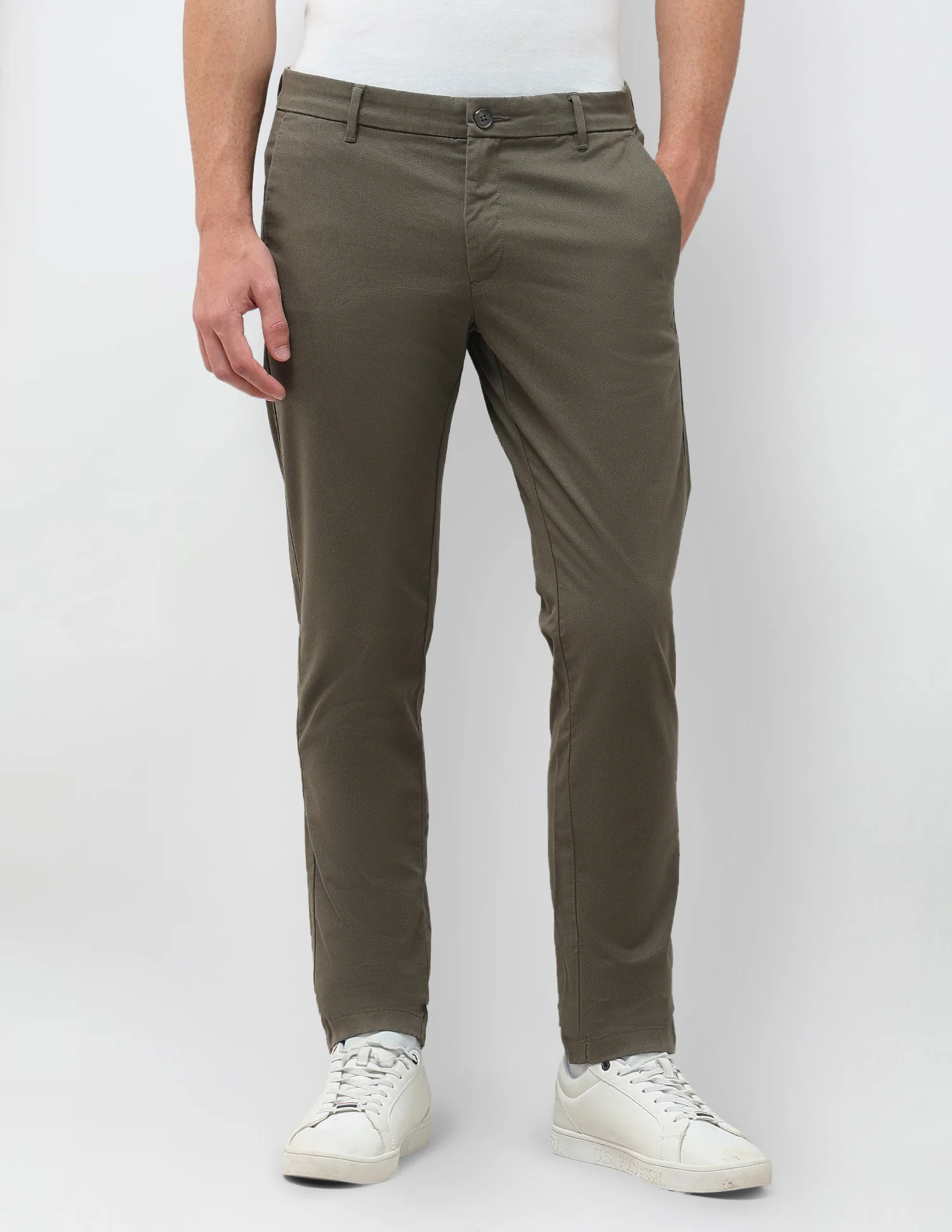 All-Over Printed Denver Slim Fit Trousers - Image 6