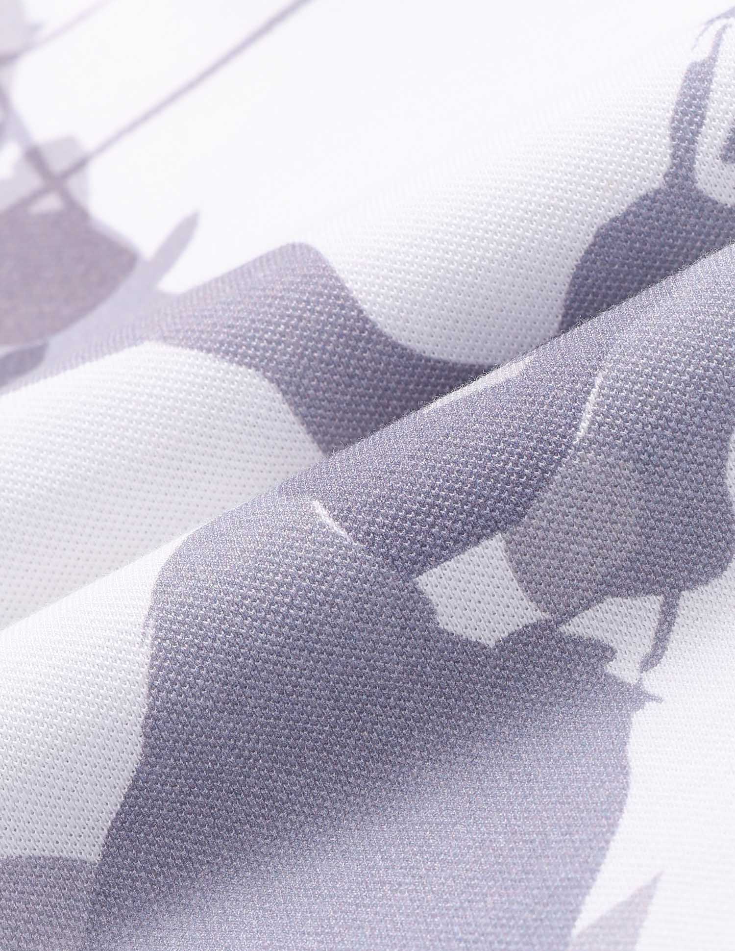 All-Over Printed Pure Cotton Polo Shirt - Image 2