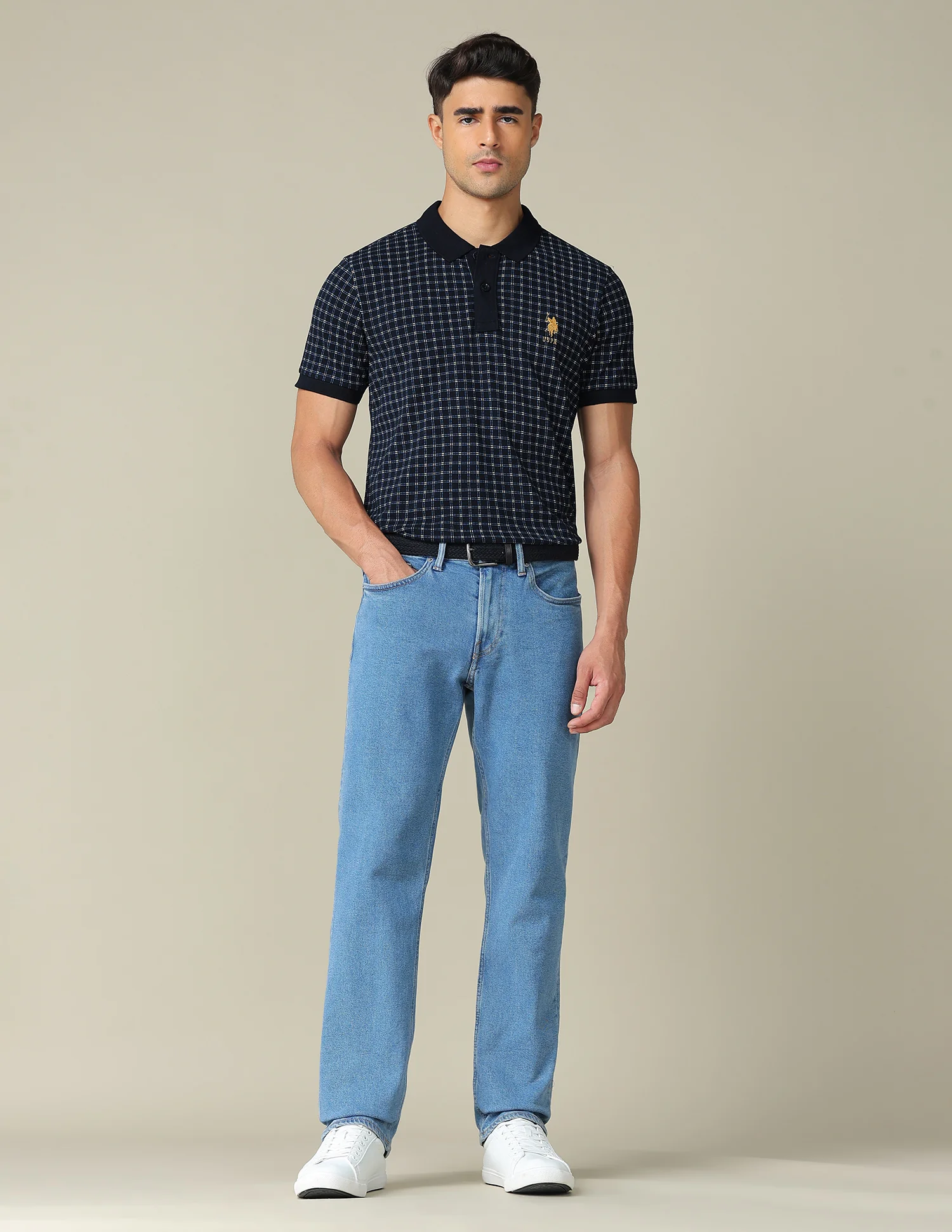 All-Over Printed Regular Fit Polo Shirt - Image 3