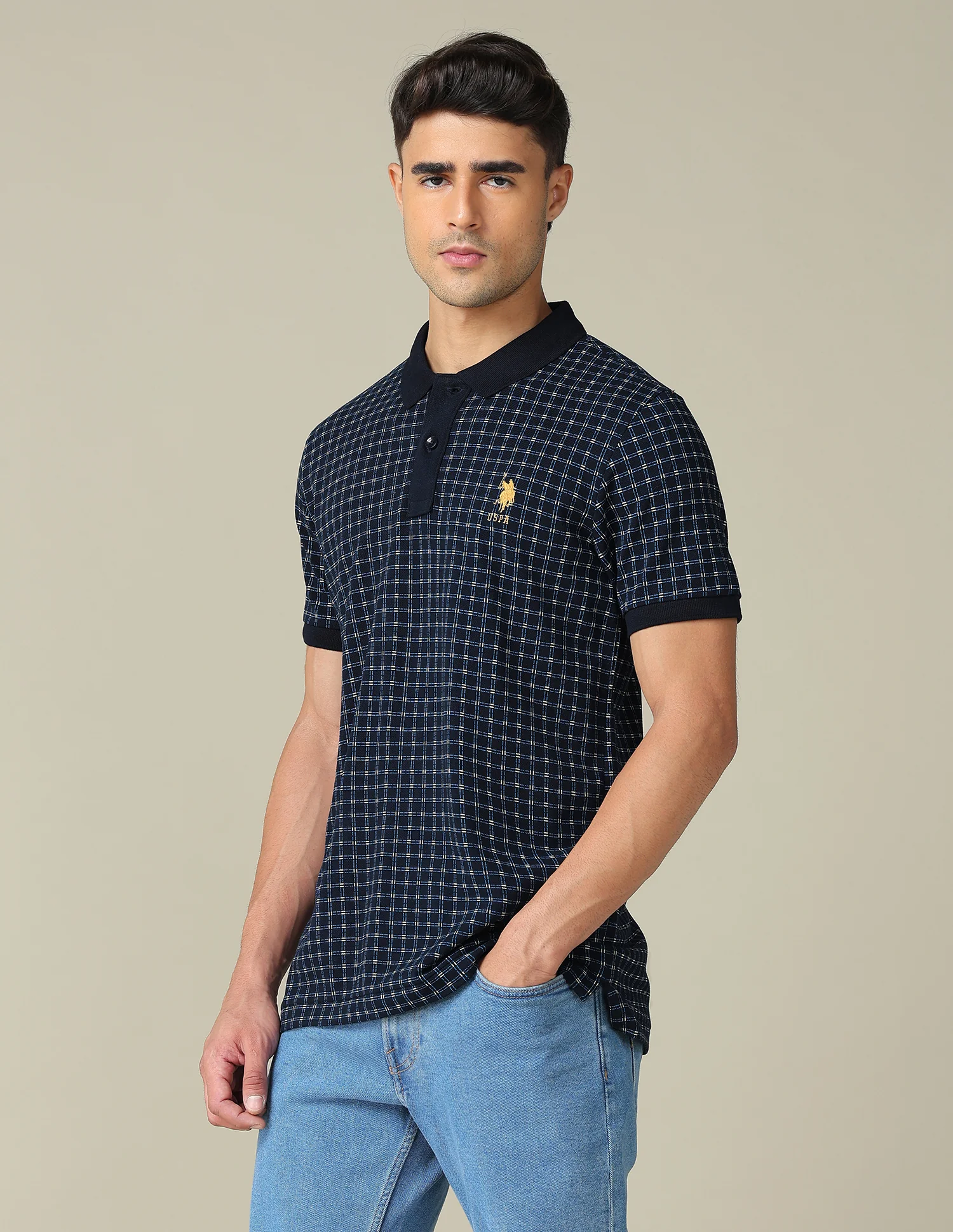 All-Over Printed Regular Fit Polo Shirt - Image 4