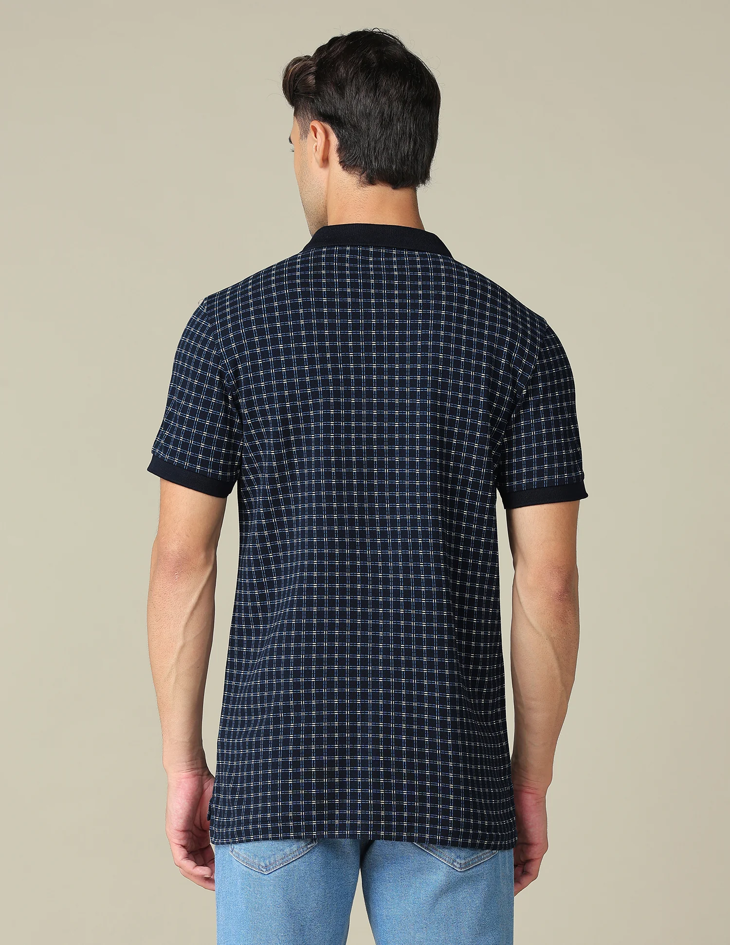 All-Over Printed Regular Fit Polo Shirt - Image 5