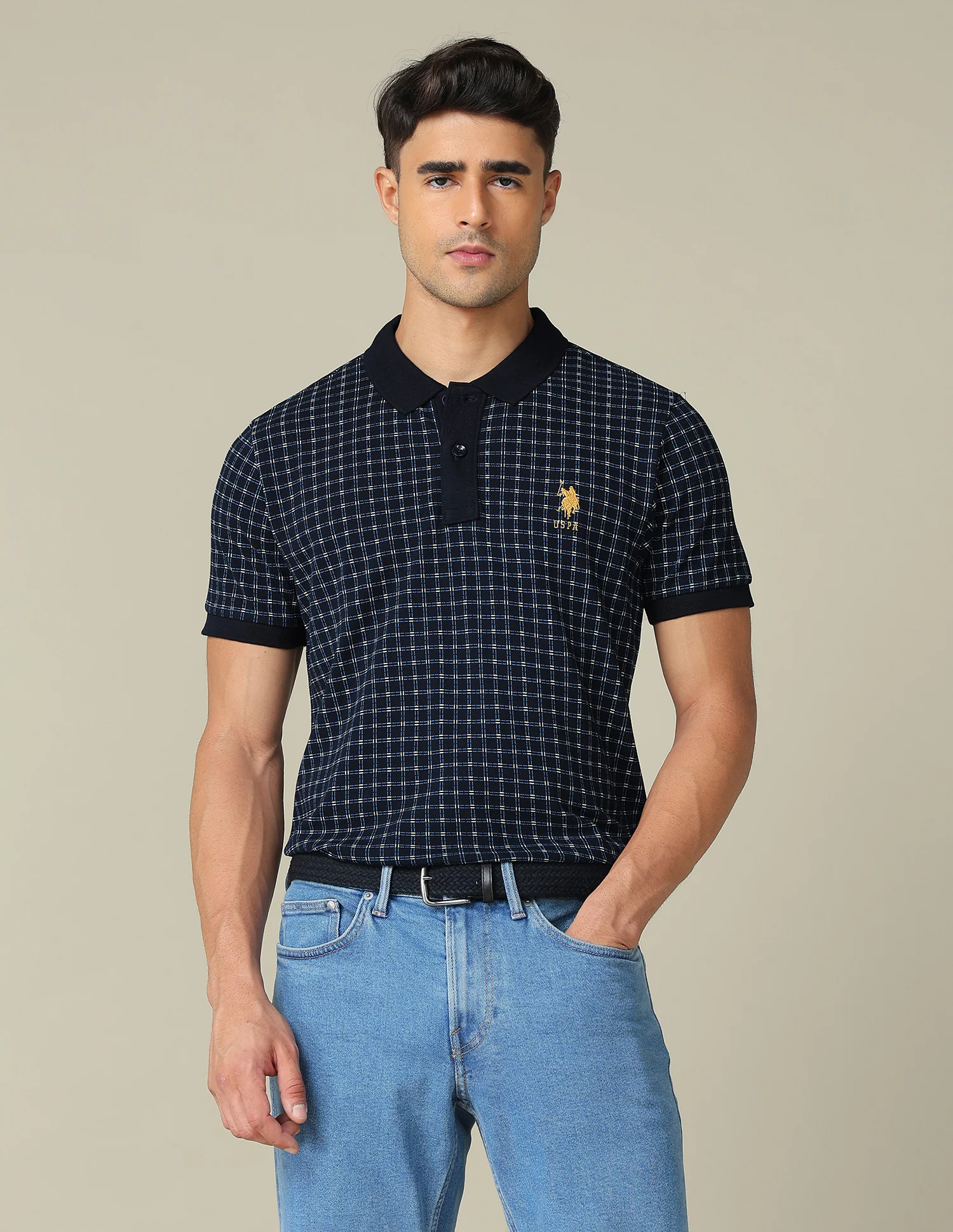 All-Over Printed Regular Fit Polo Shirt - Image 6