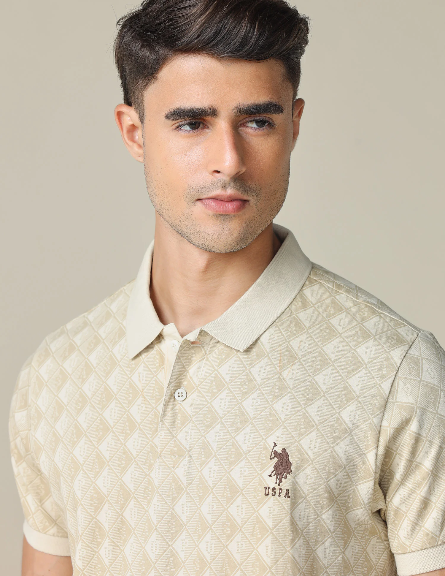 All-Over Printed Regular Fit Polo Shirt - Image 7