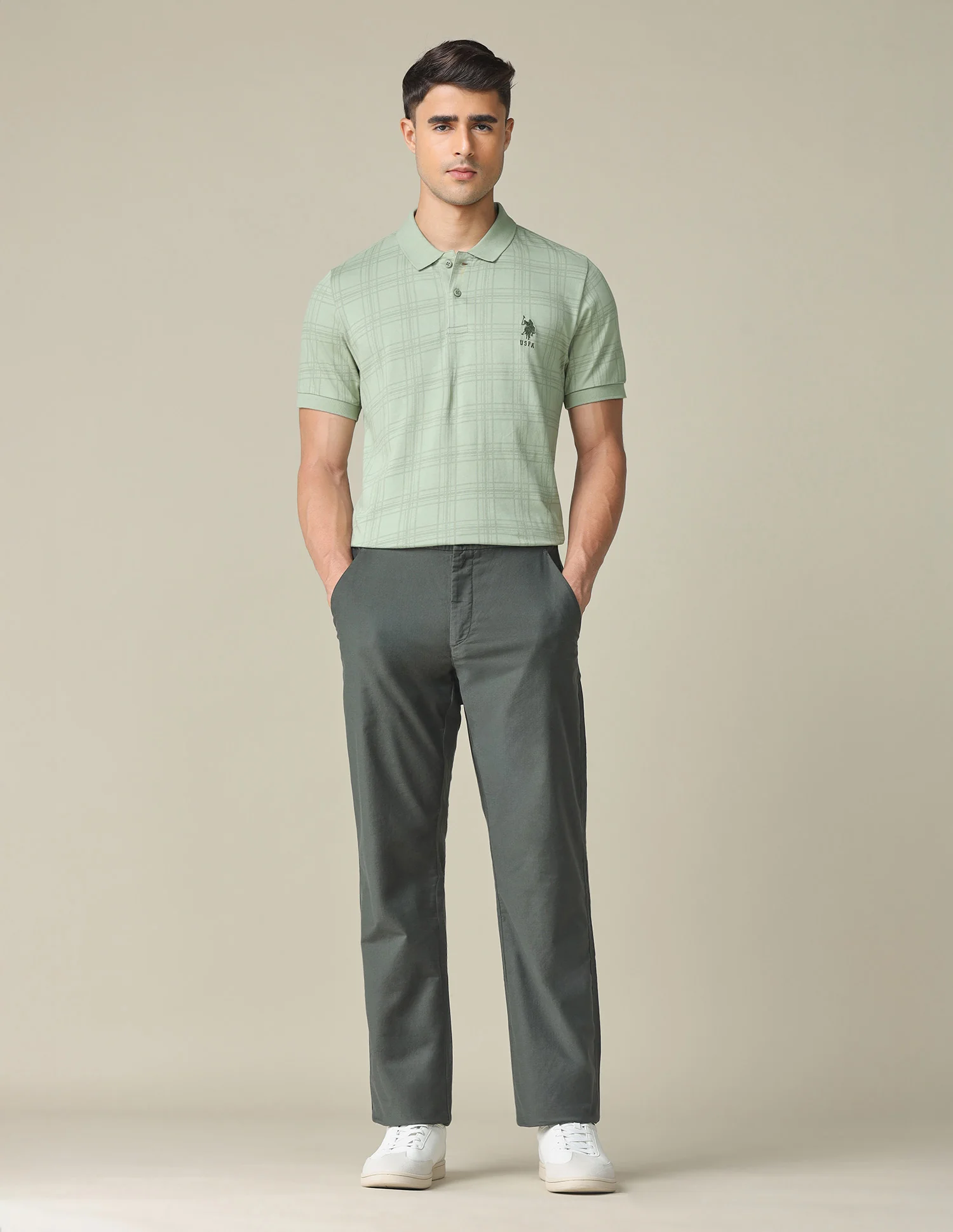 All-Over Printed Regular Fit Polo Shirt - Image 3