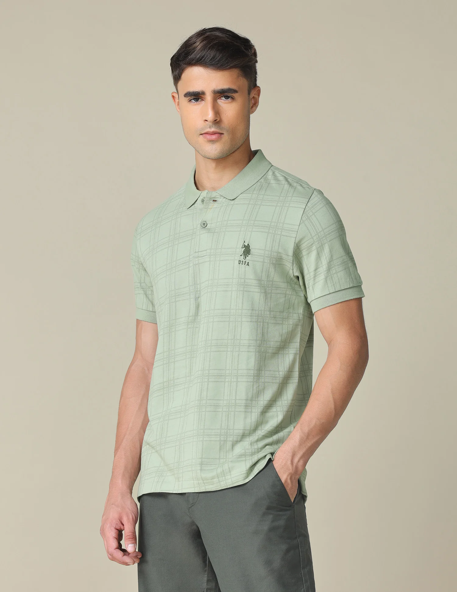 All-Over Printed Regular Fit Polo Shirt - Image 4