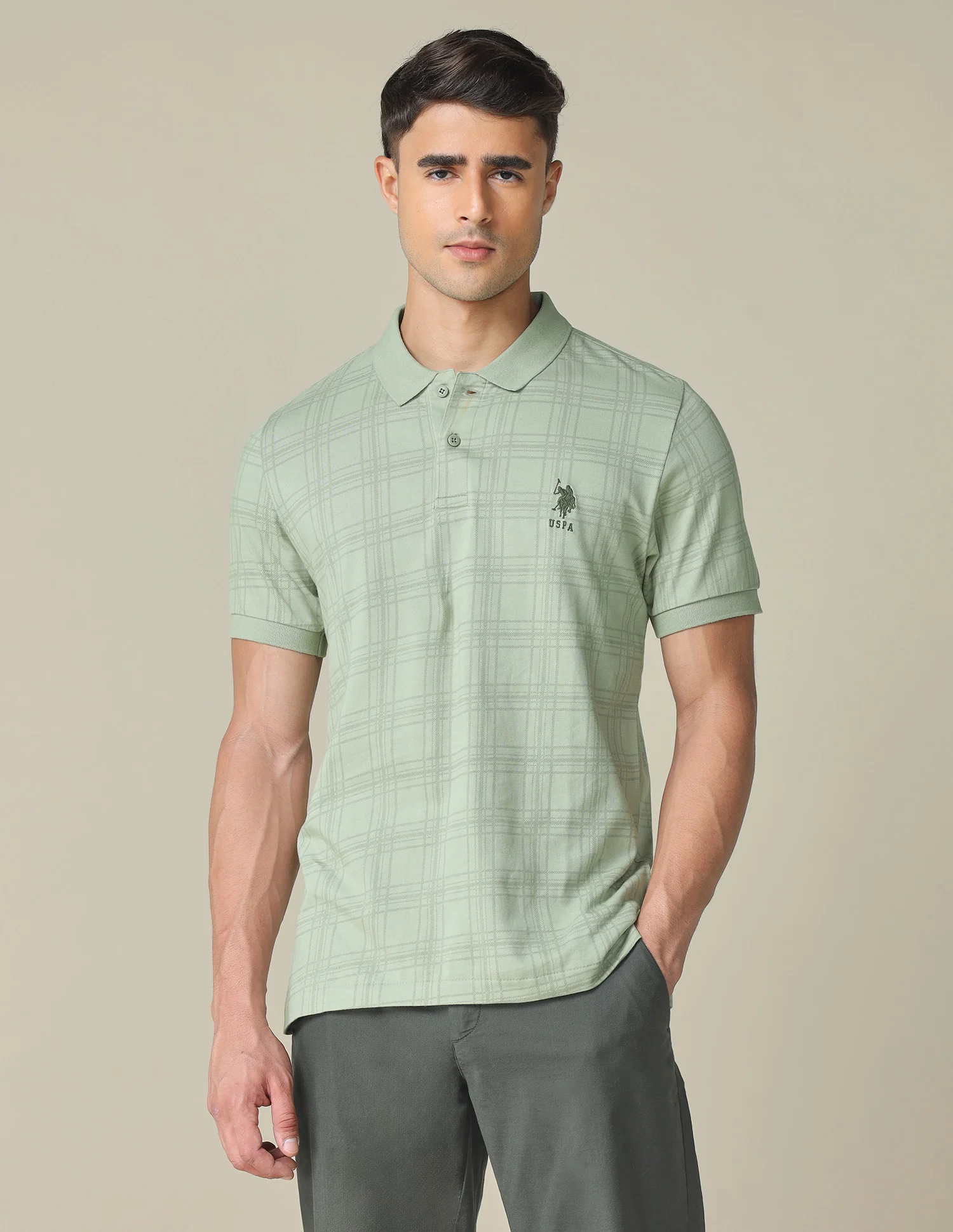 All-Over Printed Regular Fit Polo Shirt - Image 6