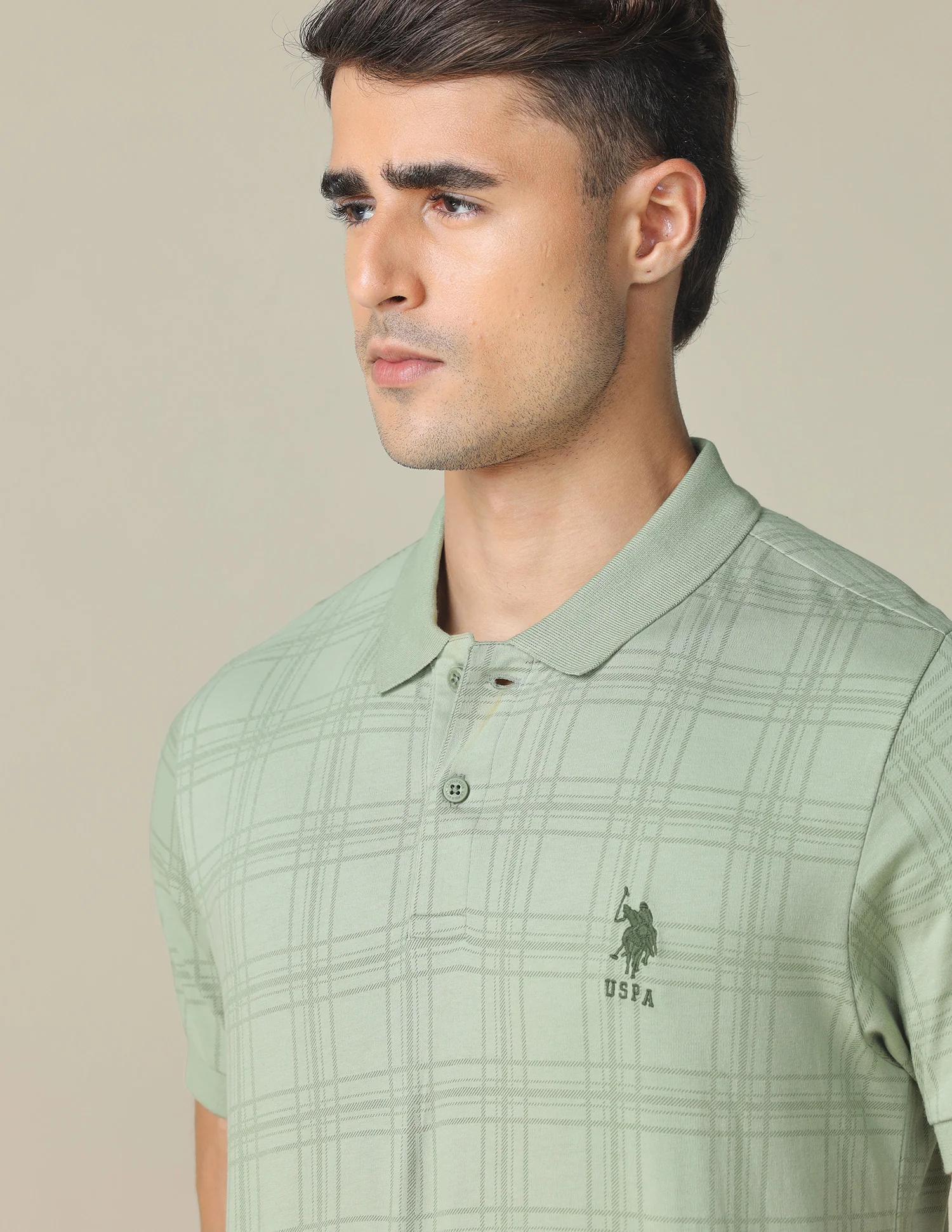 All-Over Printed Regular Fit Polo Shirt - Image 7