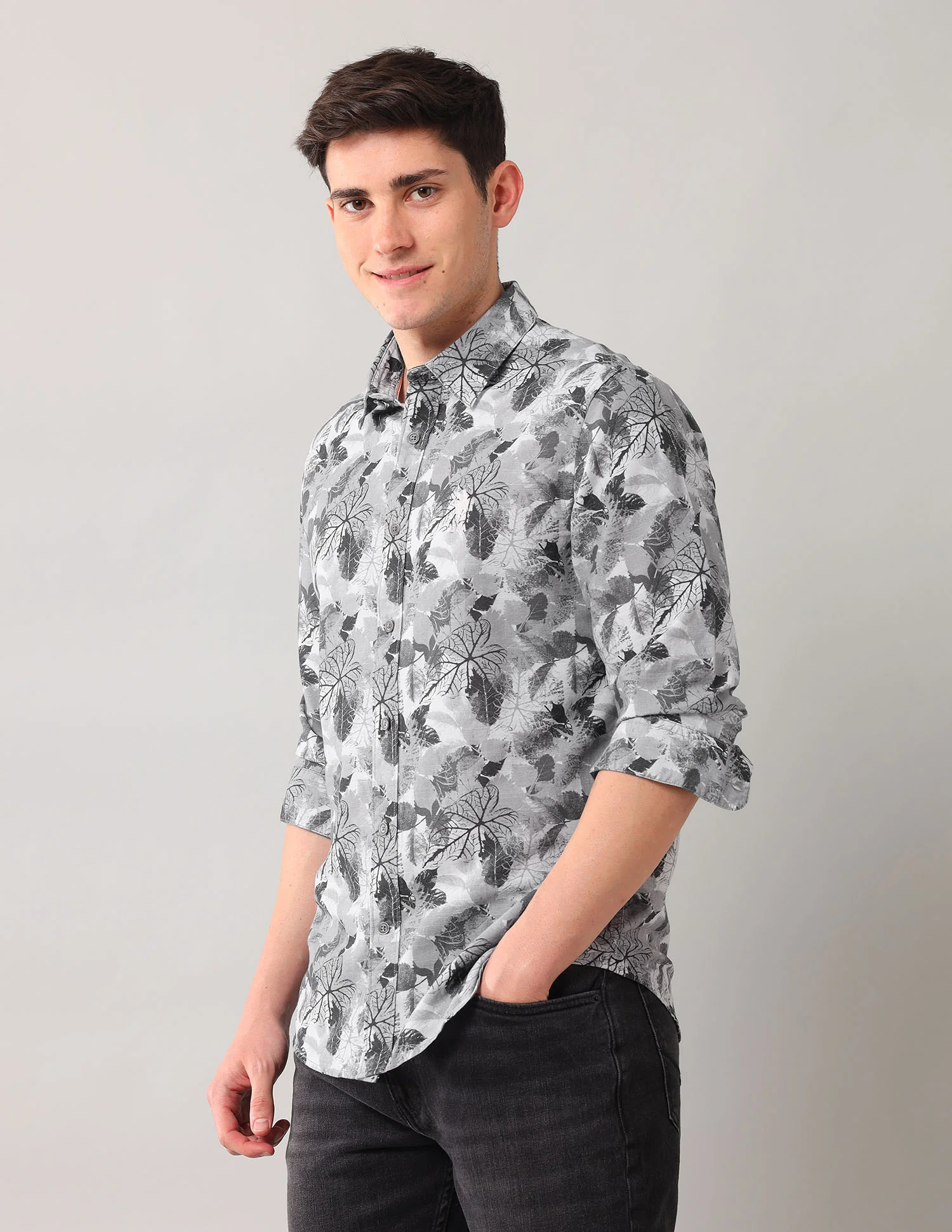 All Over Printed Regular Fit Shirt - Image 4