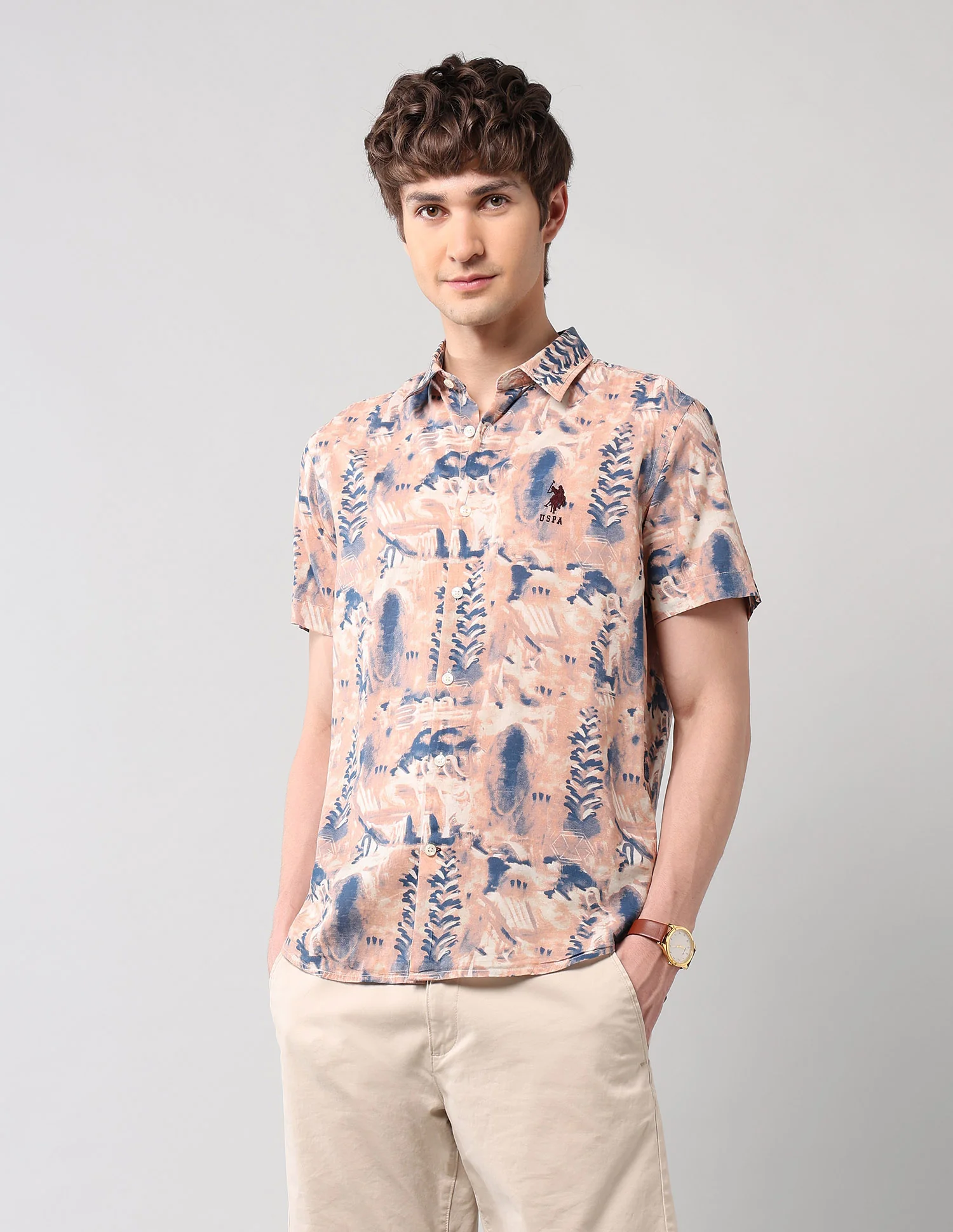 All-Over Printed Regular Fit Shirt