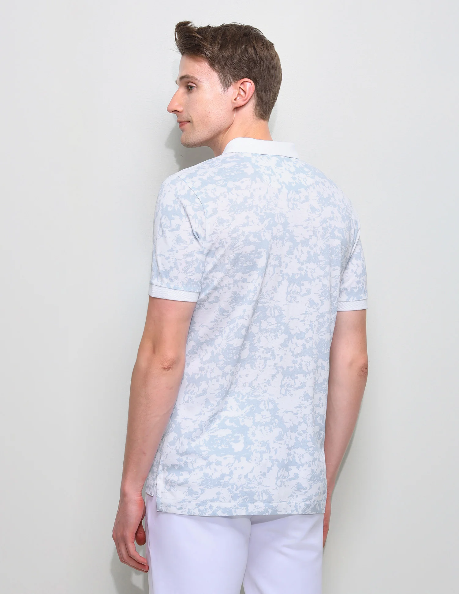 All Over Printed Slim Fit Polo Shirt - Image 5