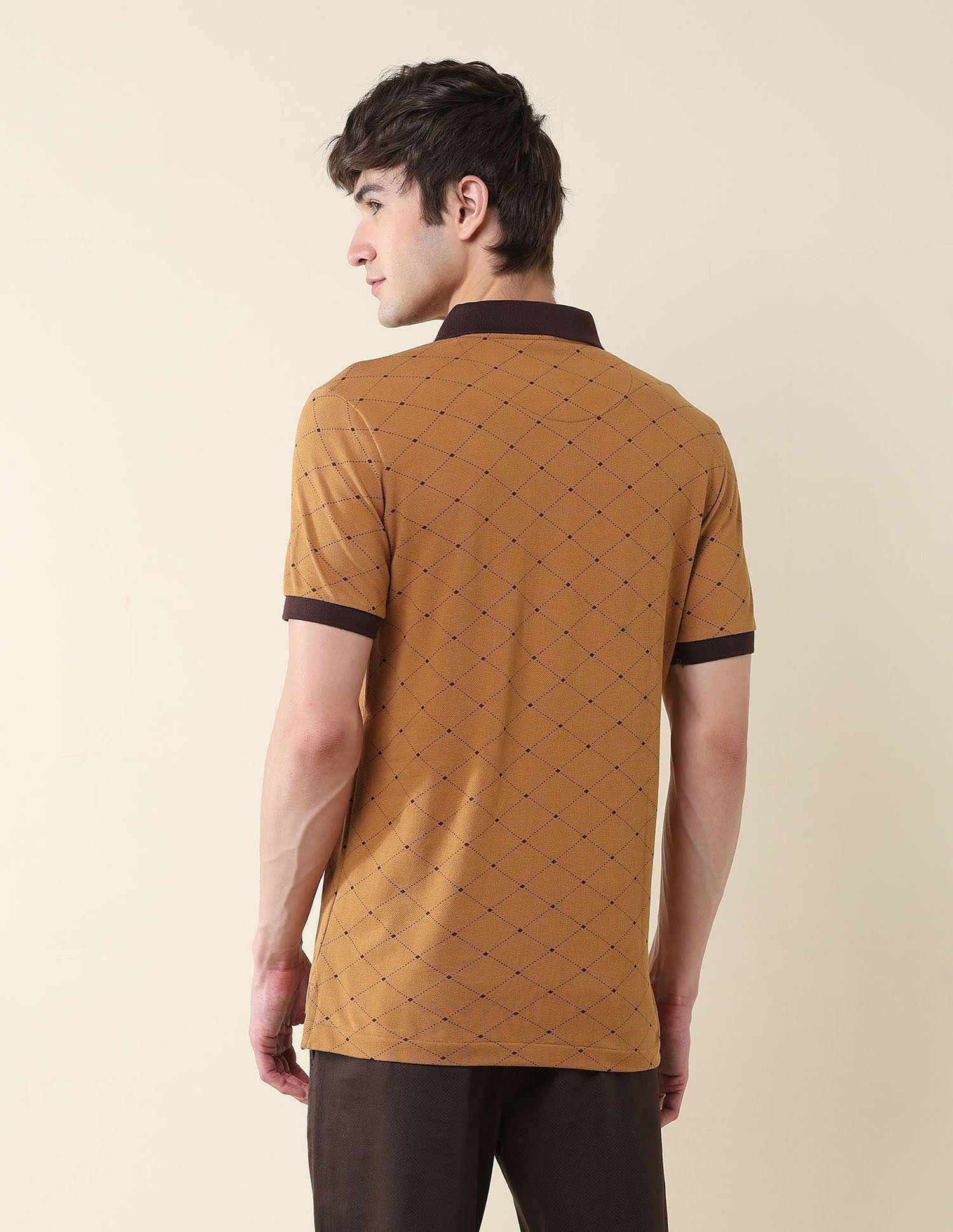 All Over Printed Slim Fit Polo Shirt - Image 5