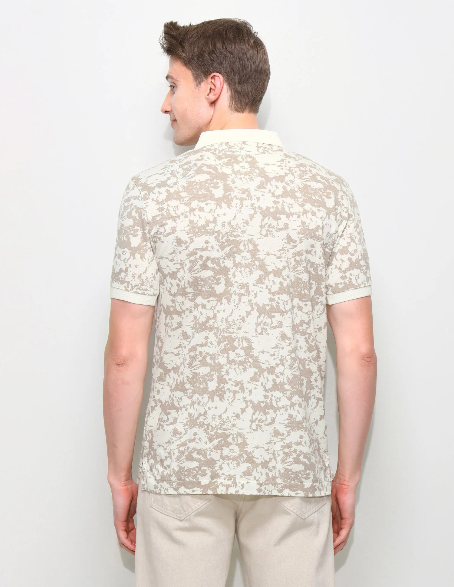 All Over Printed Slim Fit Polo Shirt - Image 5