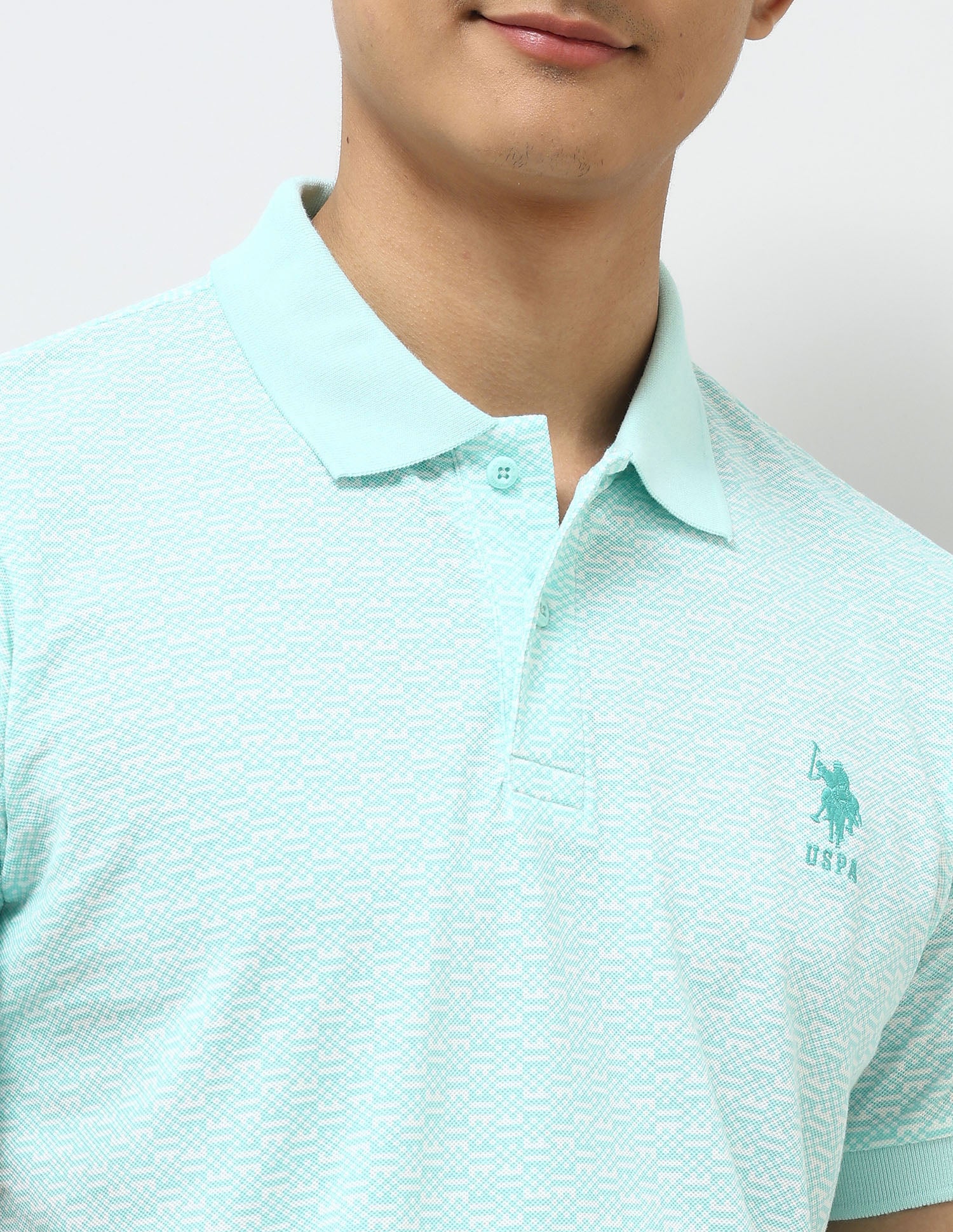 All Over Printed Slim Fit Polo Shirt - Image 7