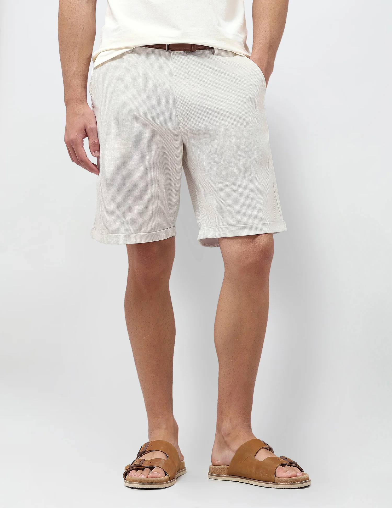 All Over Printed Slim Fit Shorts