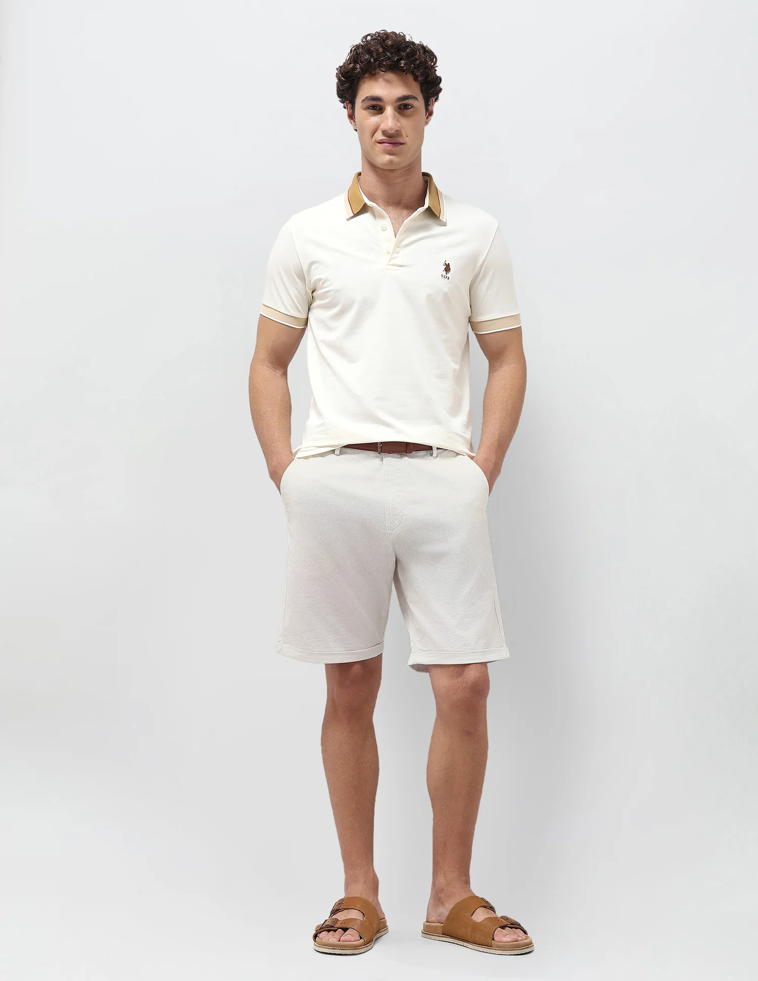 All Over Printed Slim Fit Shorts - Image 3