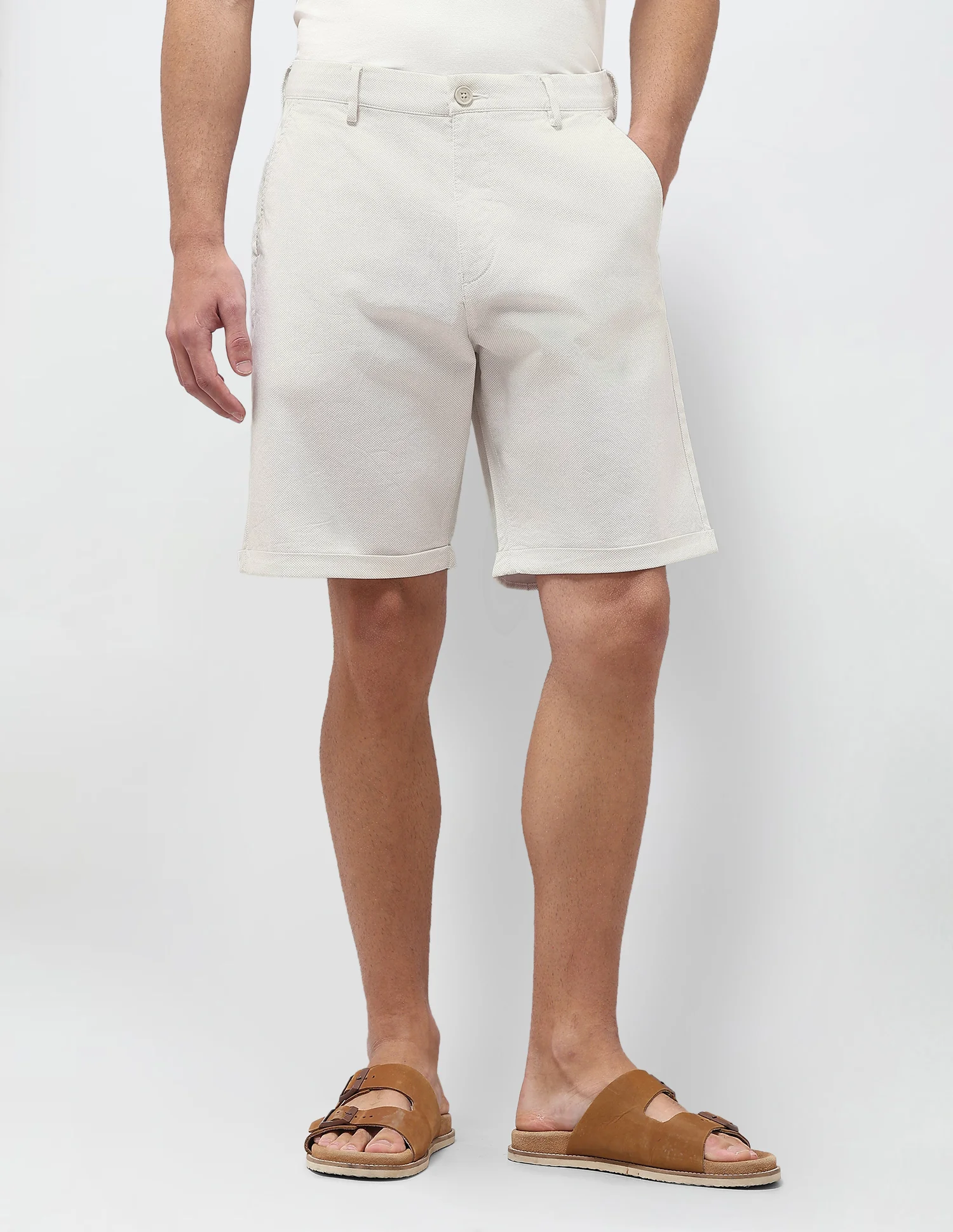 All Over Printed Slim Fit Shorts - Image 6
