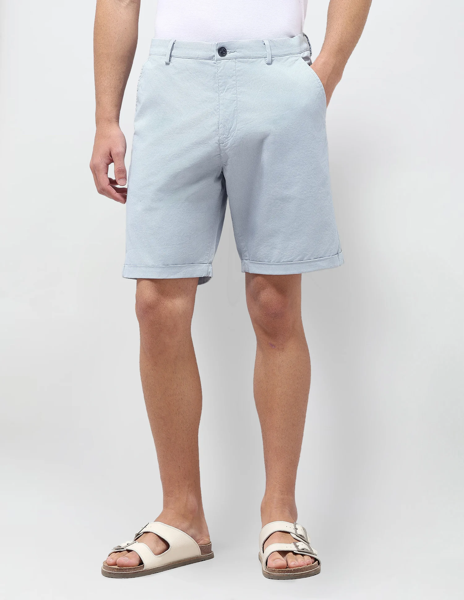 All Over Printed Slim Fit Shorts - Image 6