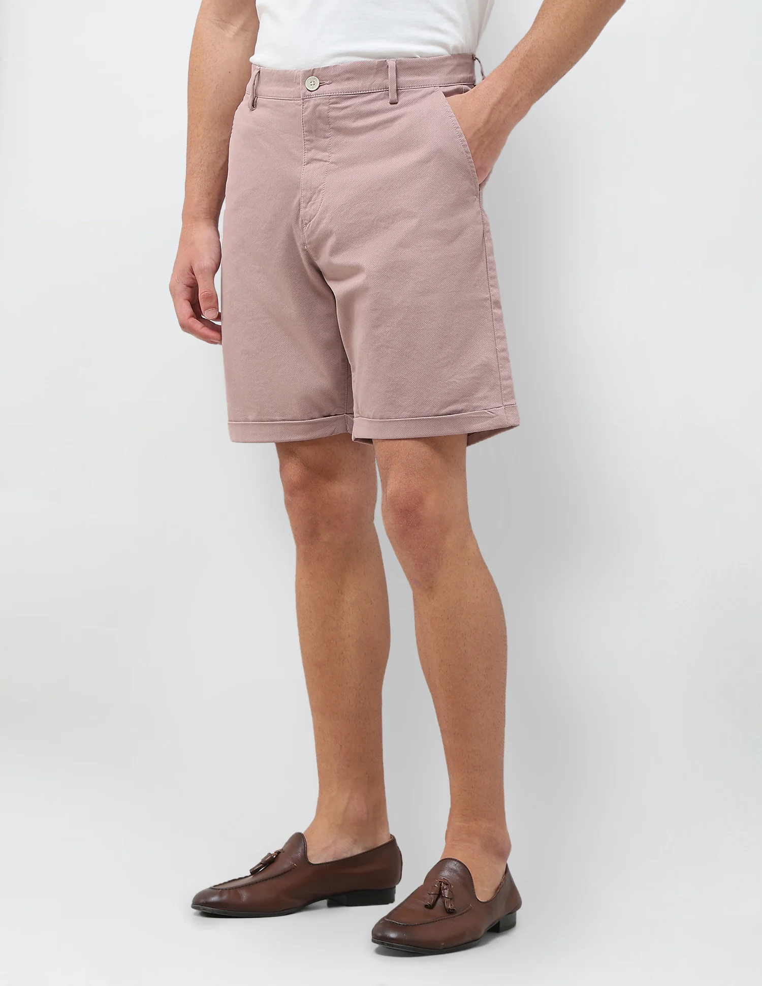 All Over Printed Slim Fit Shorts - Image 4