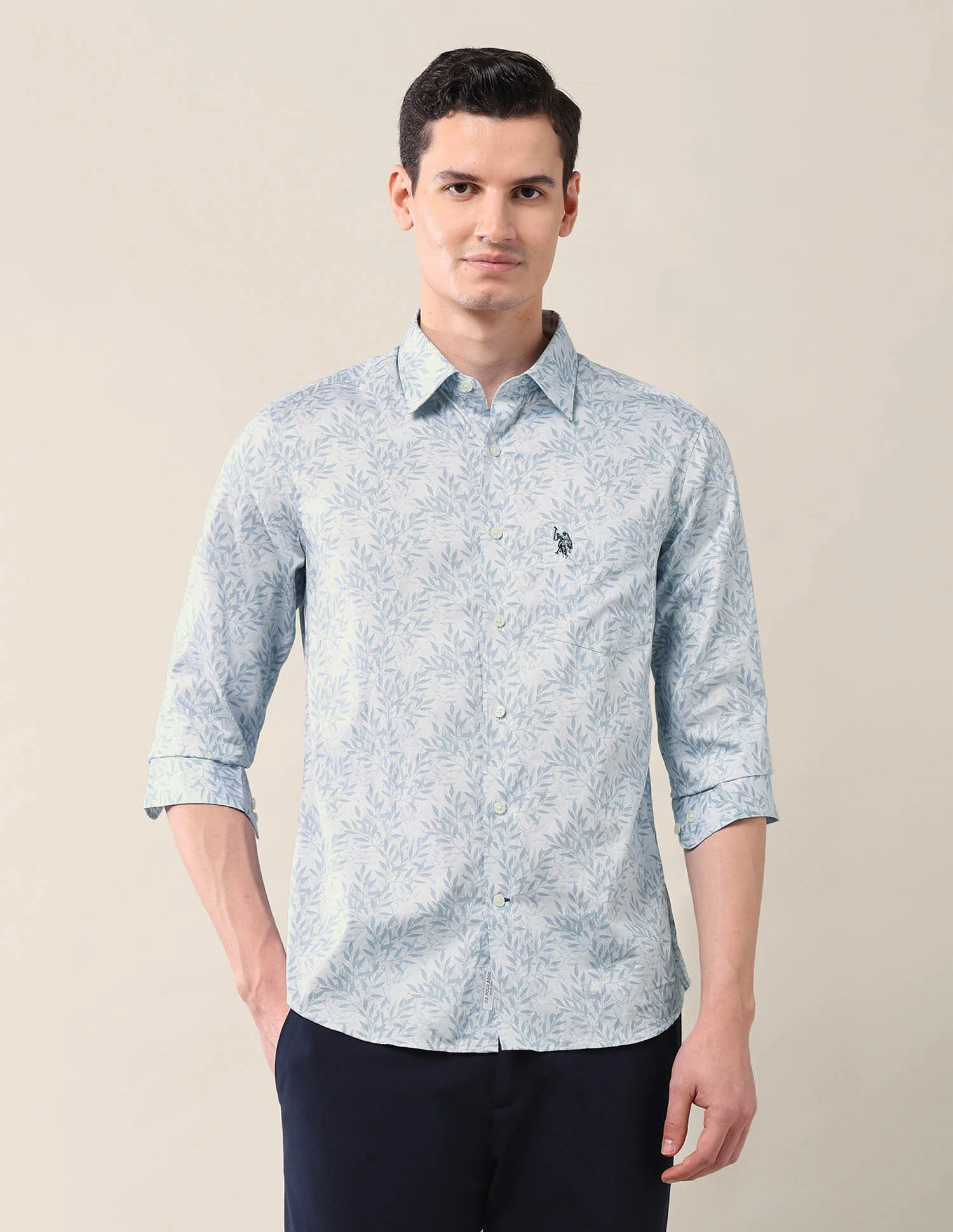 All-Over Printed Tailored Fit Shirt - Image 6