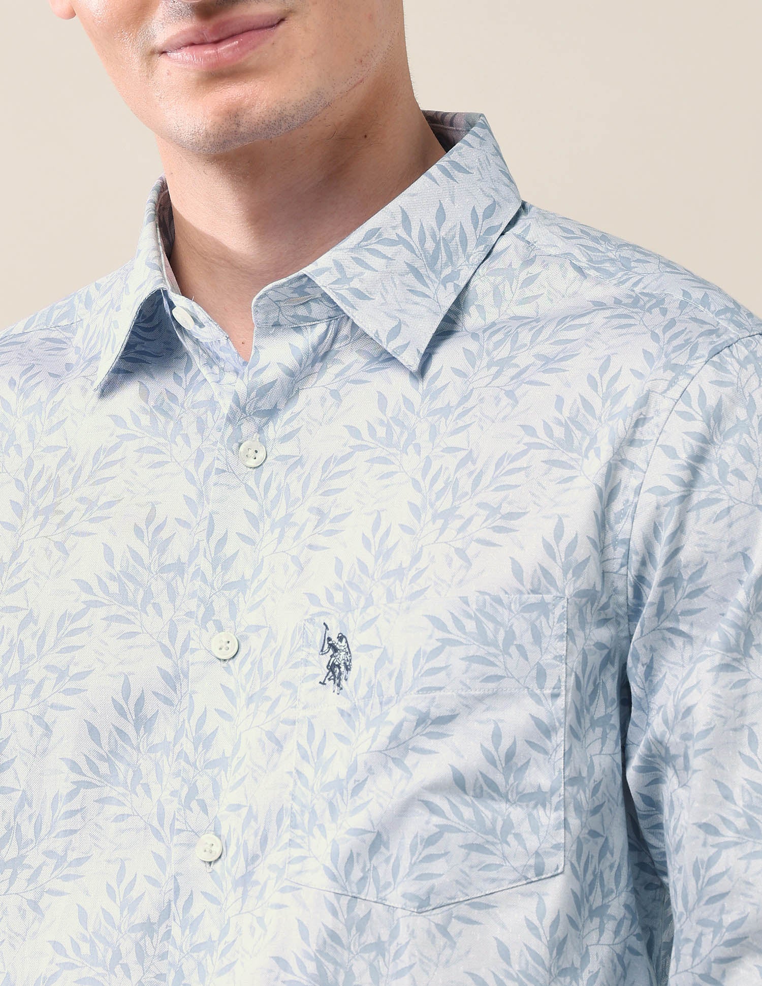 All-Over Printed Tailored Fit Shirt - Image 7