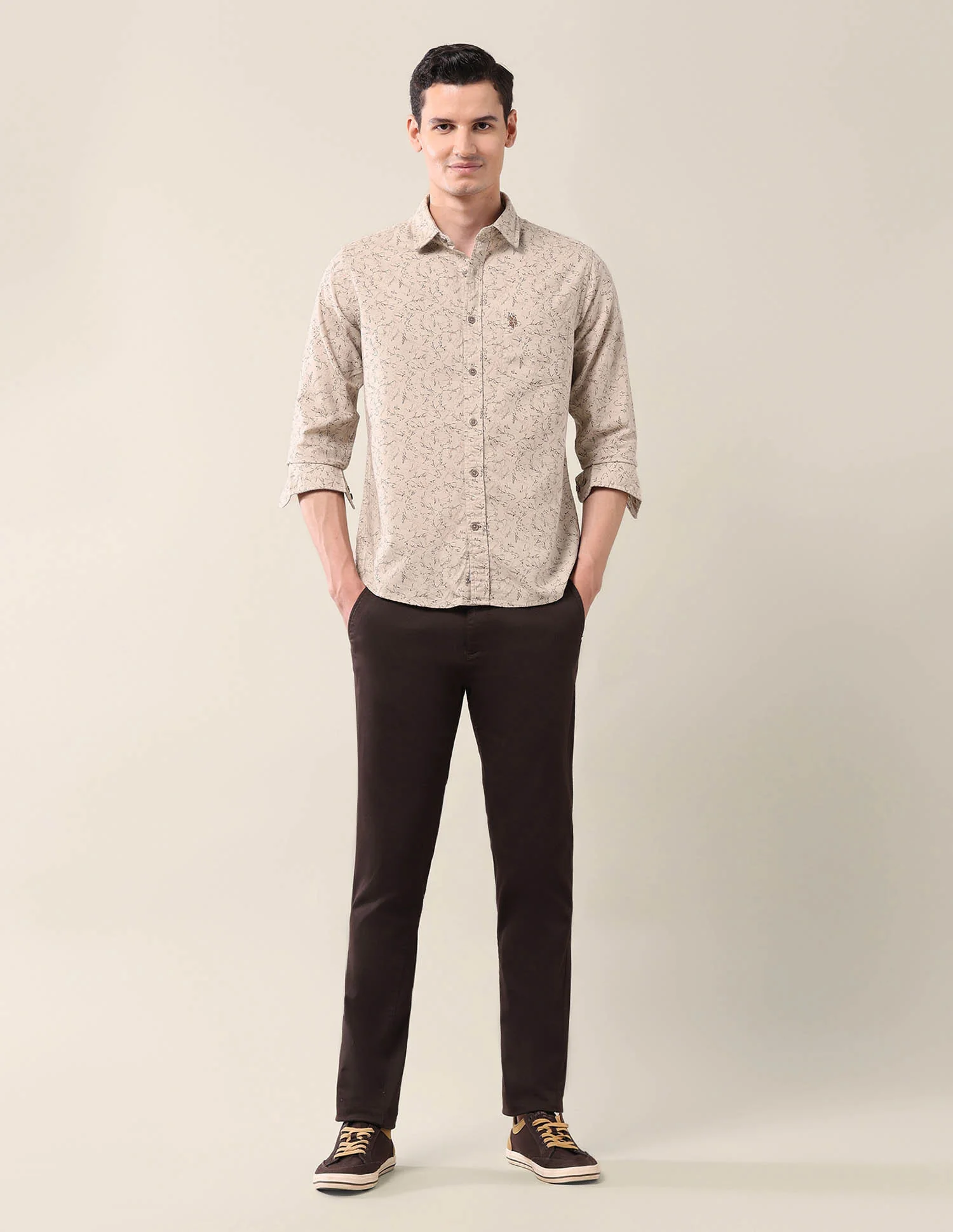 All-Over Printed Tailored Fit Shirt - Image 3